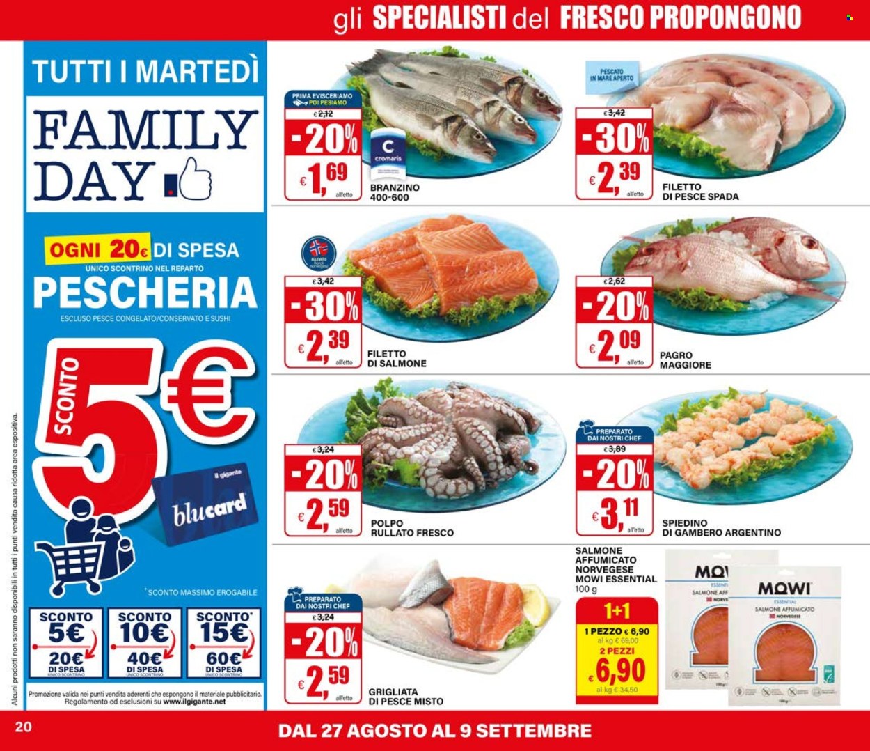 Volantino Il Gigante - 27/8/2026 - 9/9/2026. Pagina 20