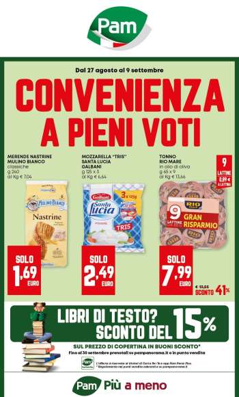 Volantino Pam Panorama - 27/8/2026 - 9/9/2026.