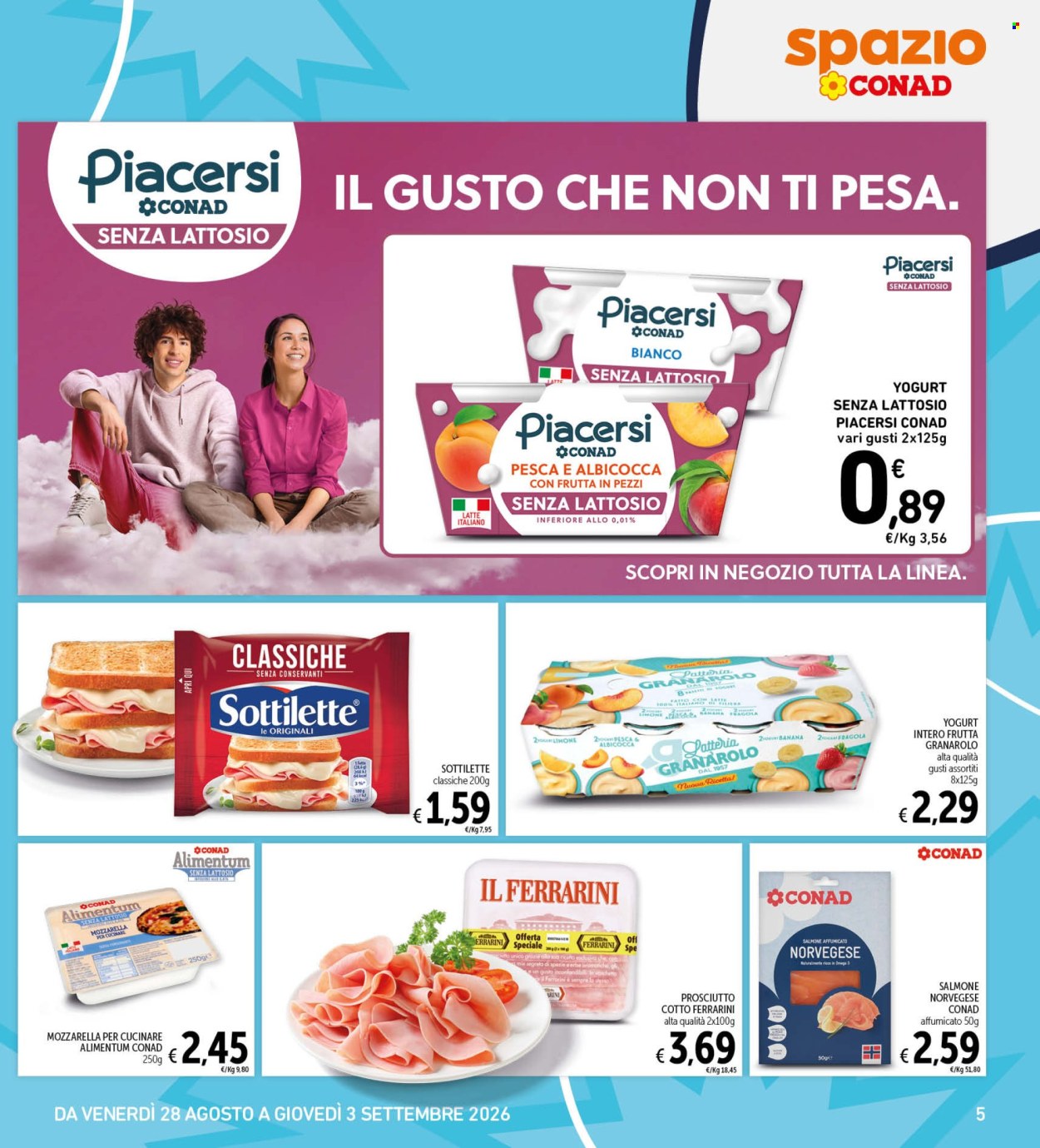 Volantino Spazio Conad - 28/8/2026 - 3/9/2026. Pagina 5