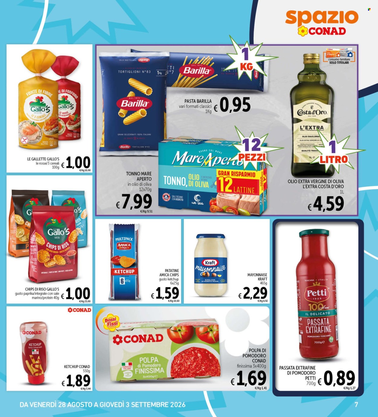 Volantino Spazio Conad - 28/8/2026 - 3/9/2026. Pagina 7