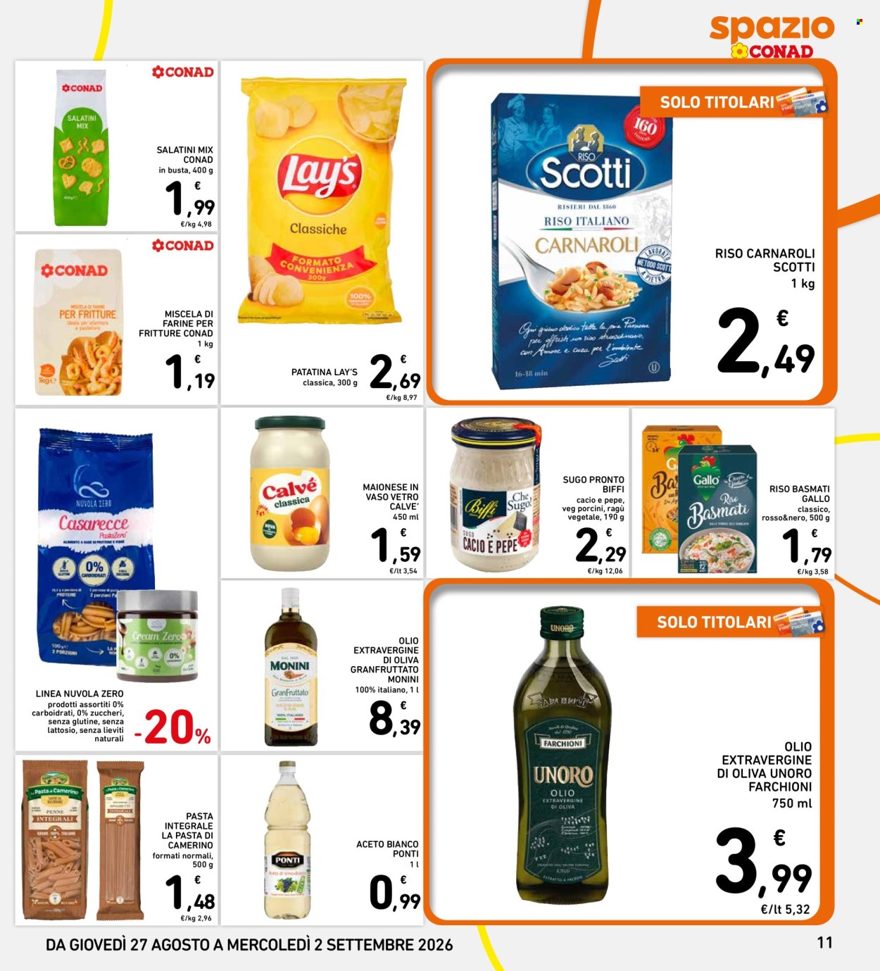Volantino Spazio Conad - 27/8/2026 - 2/9/2026. Pagina 11