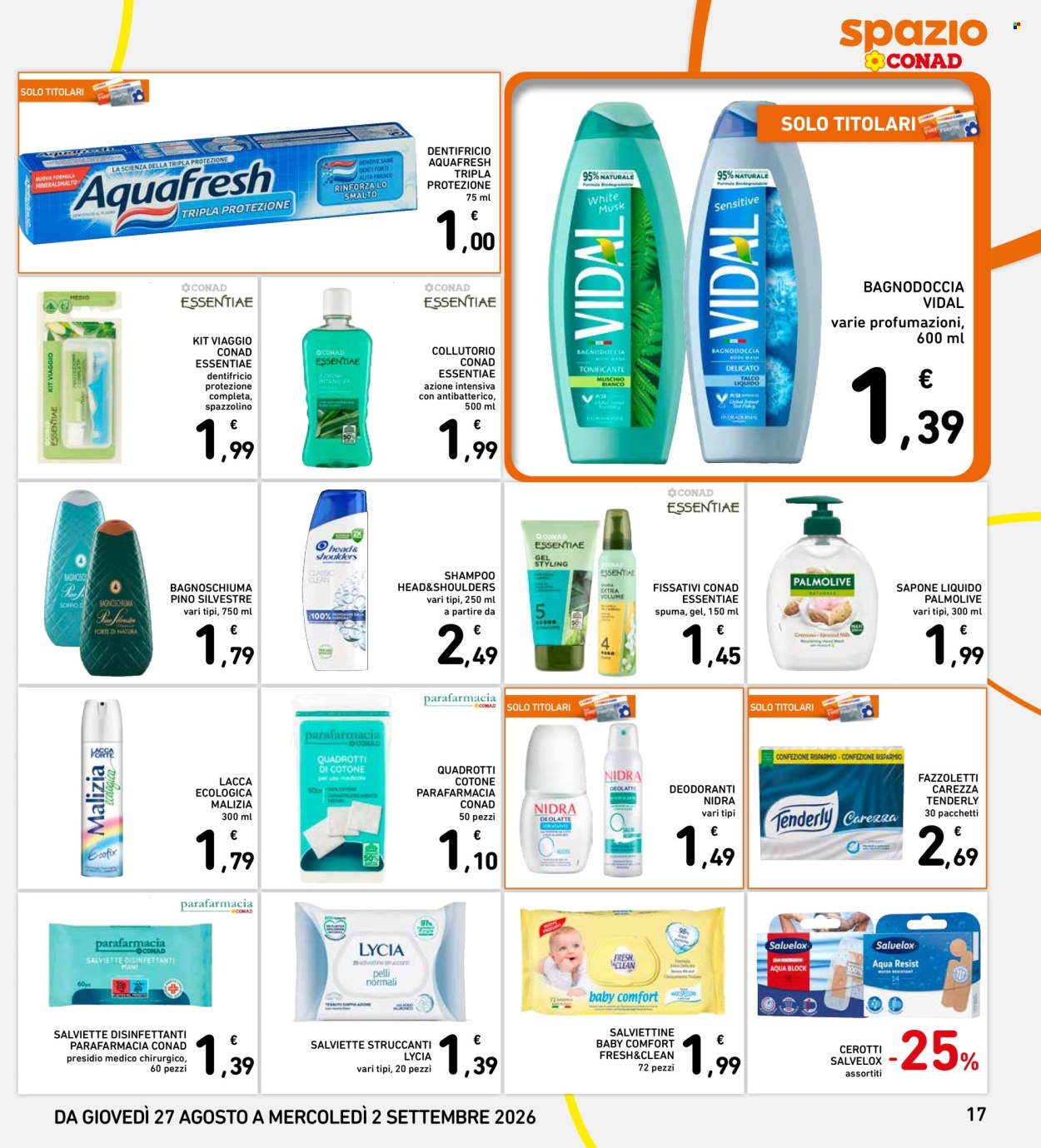 Volantino Spazio Conad - 27/8/2026 - 2/9/2026. Pagina 17