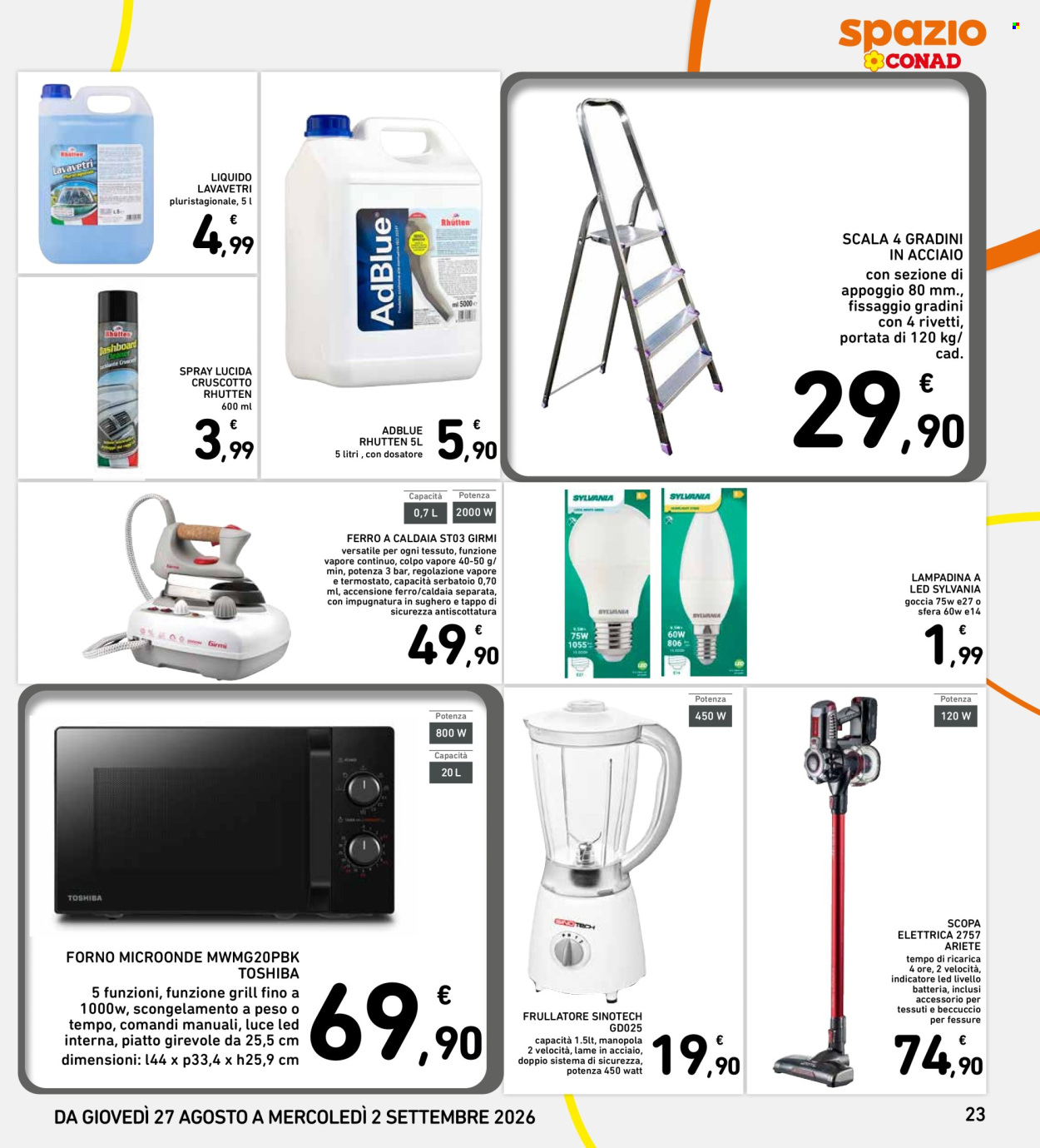 Volantino Spazio Conad - 27/8/2026 - 2/9/2026. Pagina 23