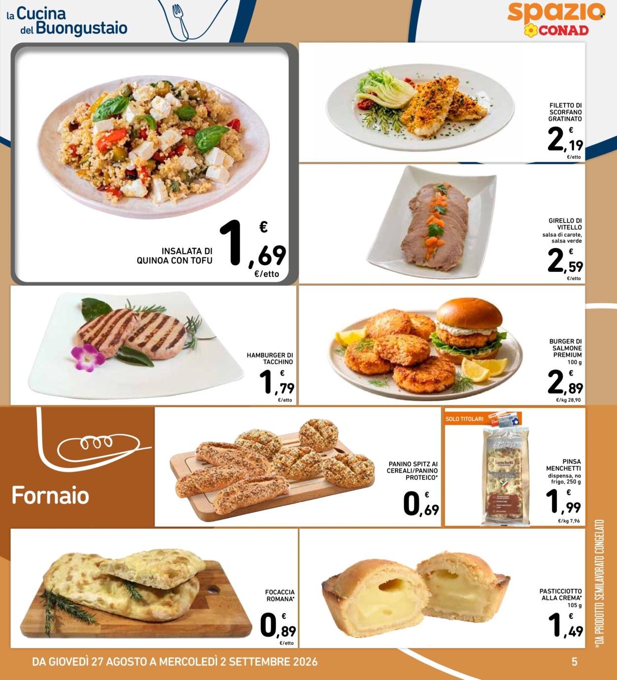 Volantino Spazio Conad - 27/8/2026 - 2/9/2026. Pagina 5