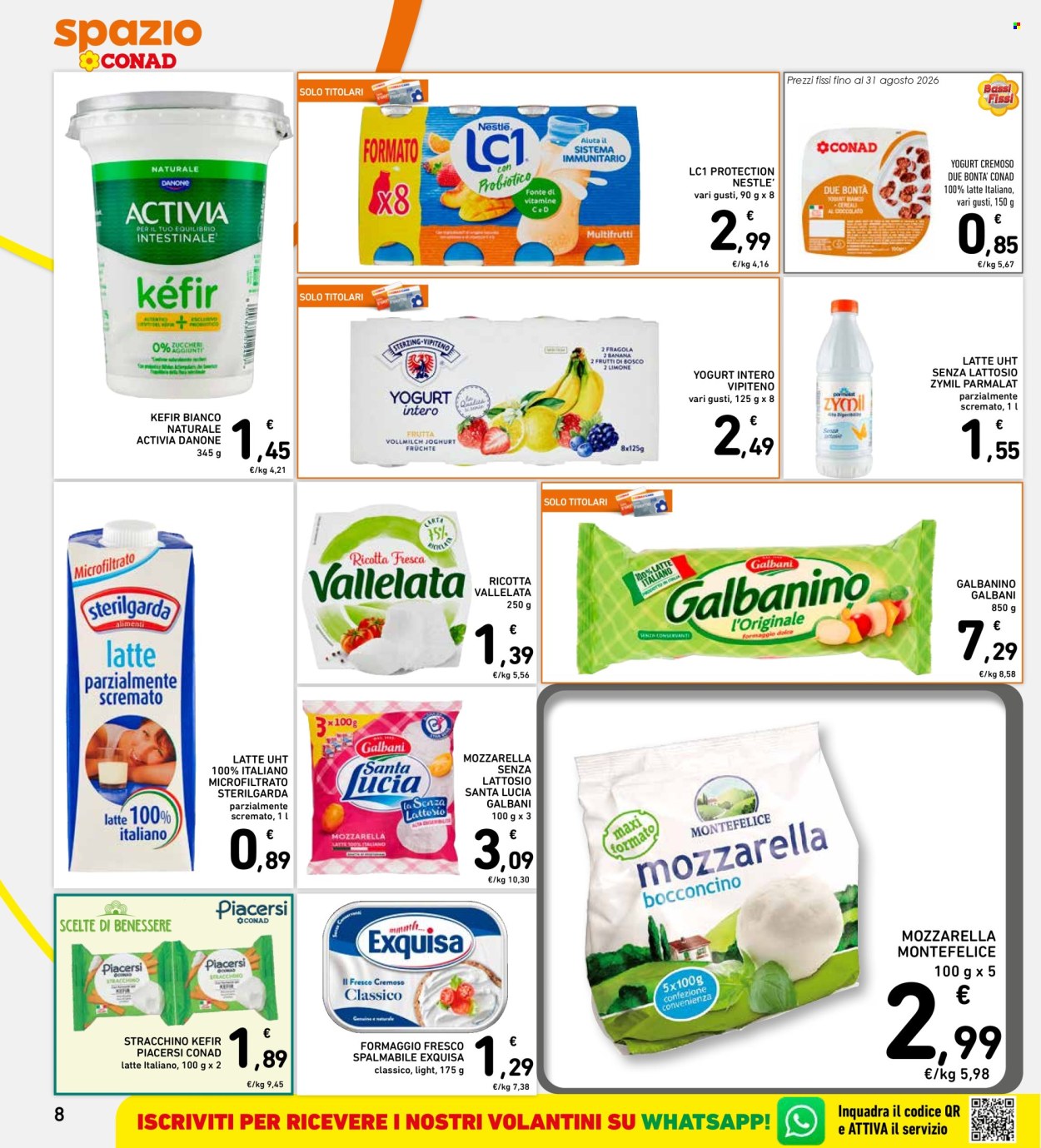 Volantino Spazio Conad - 27/8/2026 - 2/9/2026. Pagina 8