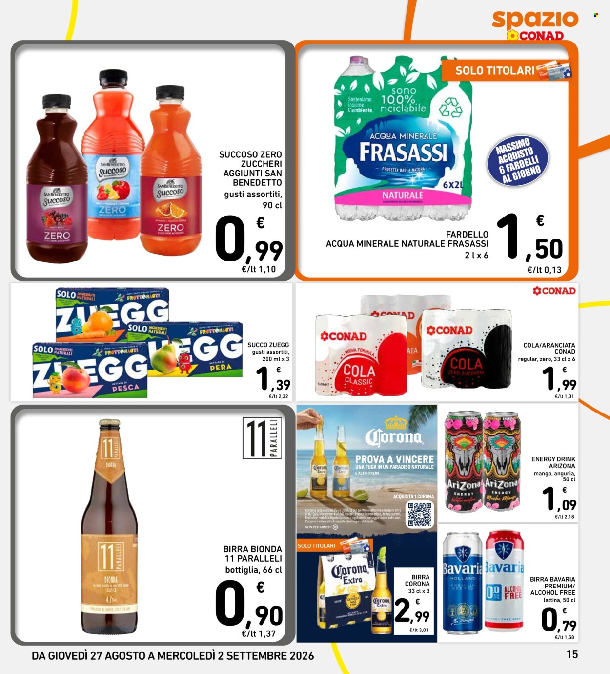 Volantino Spazio Conad - 27/8/2026 - 2/9/2026. Pagina 15