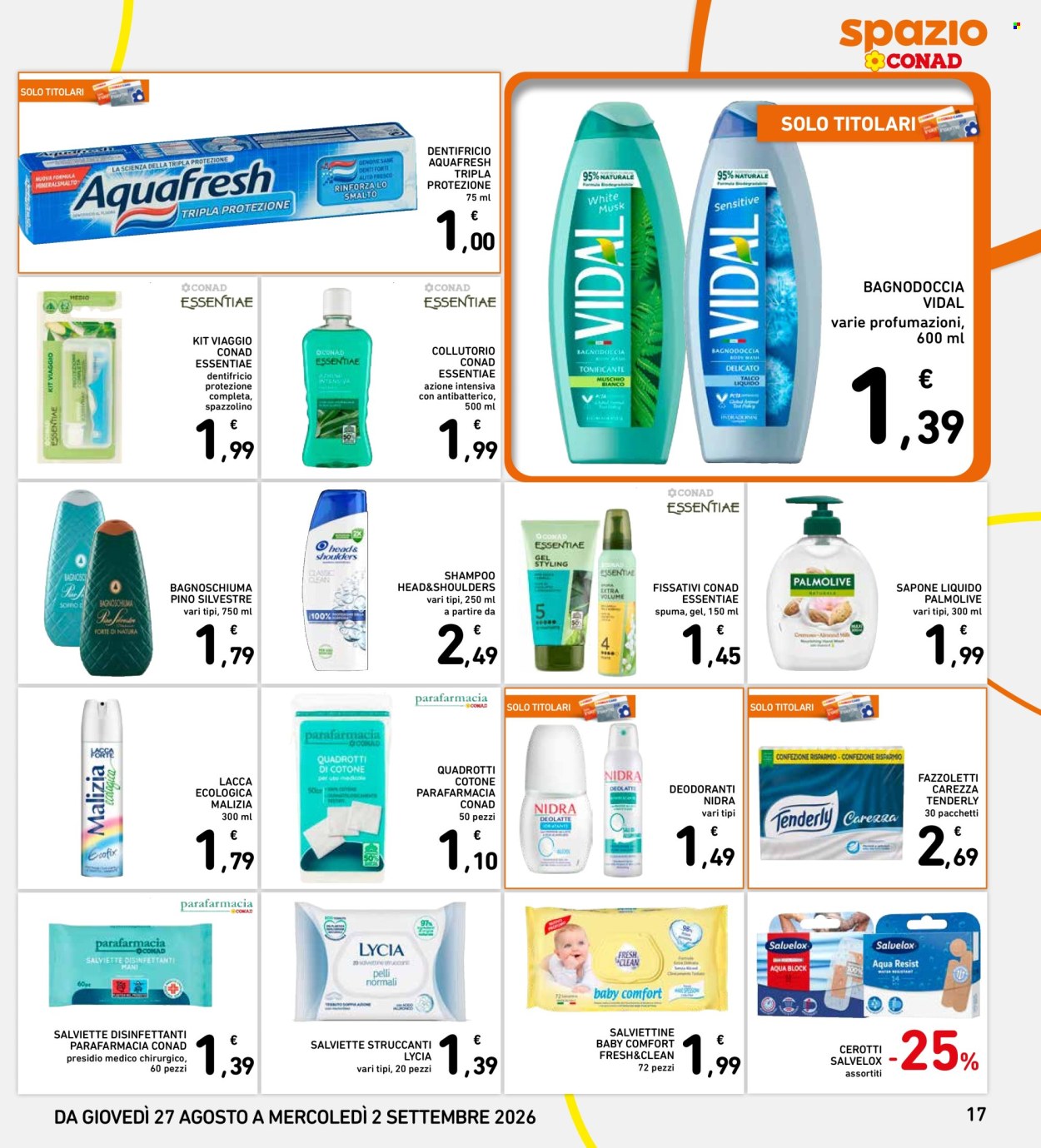 Volantino Spazio Conad - 27/8/2026 - 2/9/2026. Pagina 17