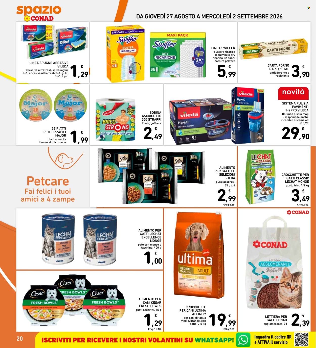 Volantino Spazio Conad - 27/8/2026 - 2/9/2026. Pagina 20