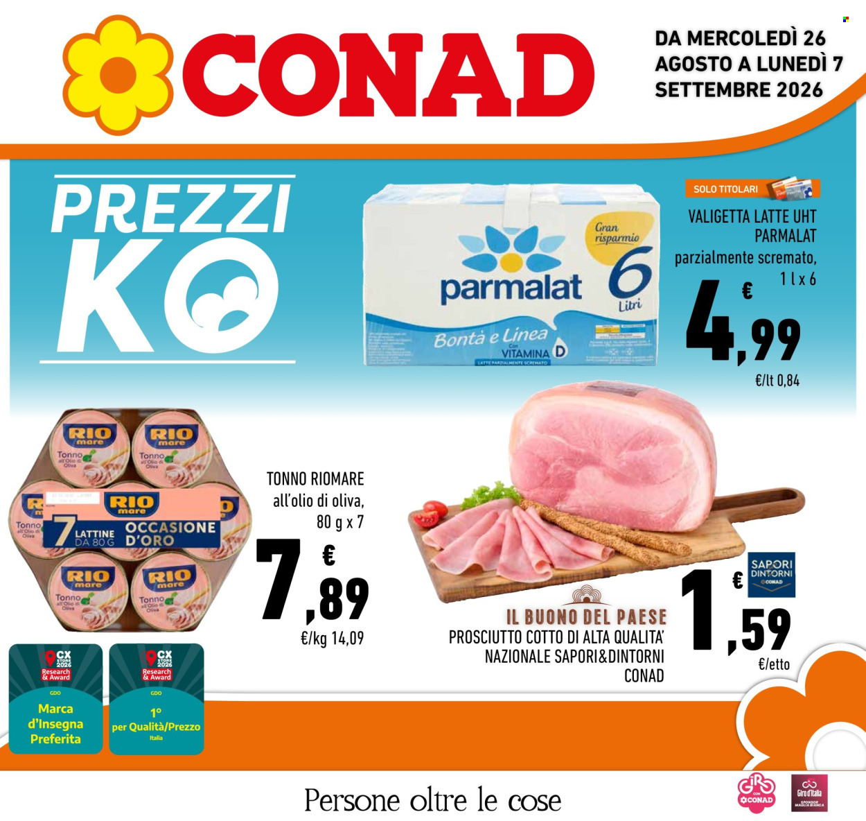 Volantino Conad - 26/8/2026 - 7/9/2026. Pagina 1