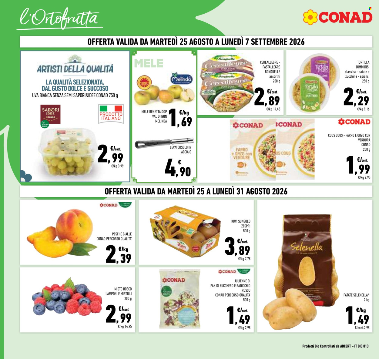 Volantino Conad - 25/8/2026 - 7/9/2026. Pagina 2
