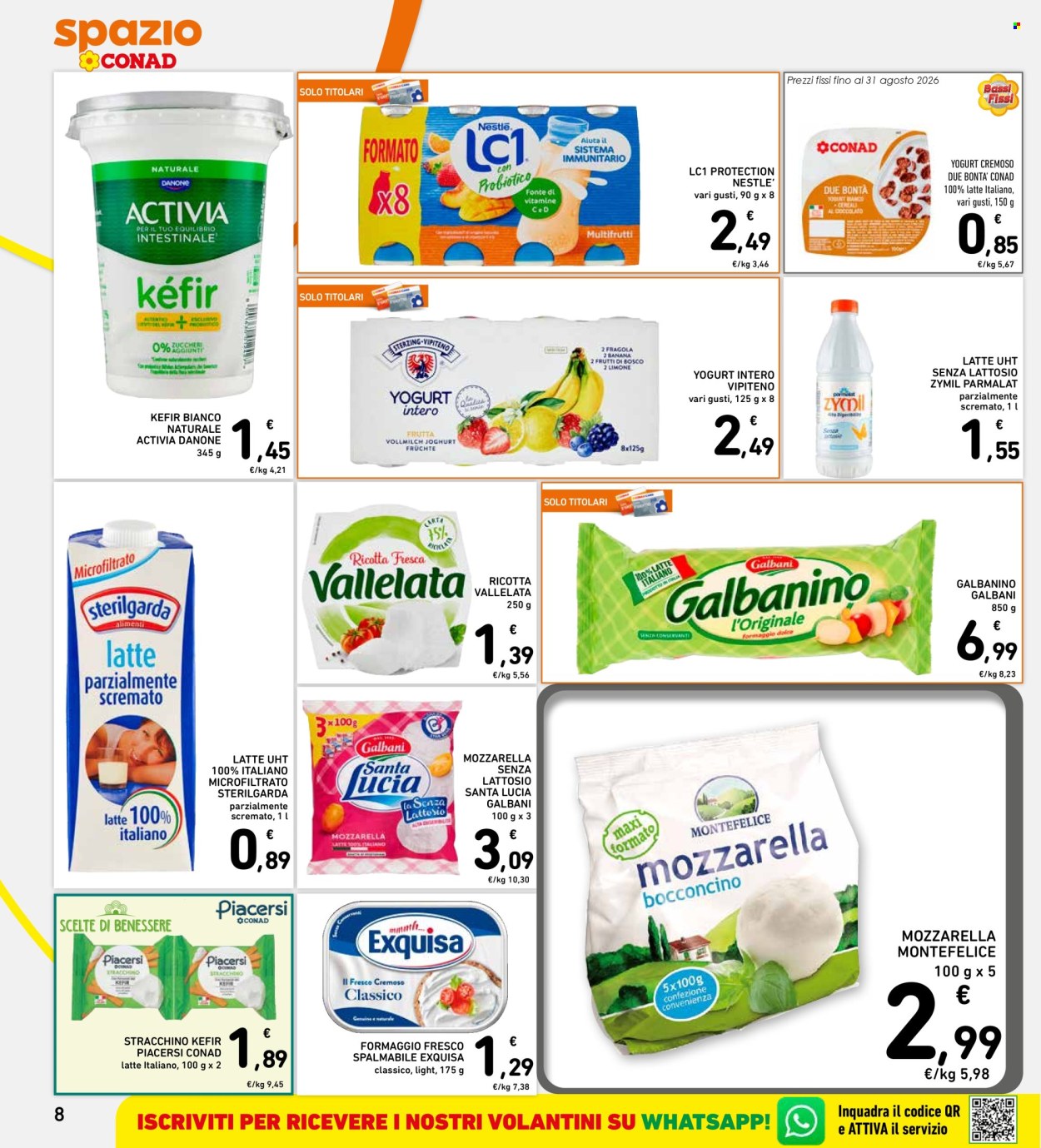 Volantino Spazio Conad - 27/8/2026 - 2/9/2026. Pagina 8