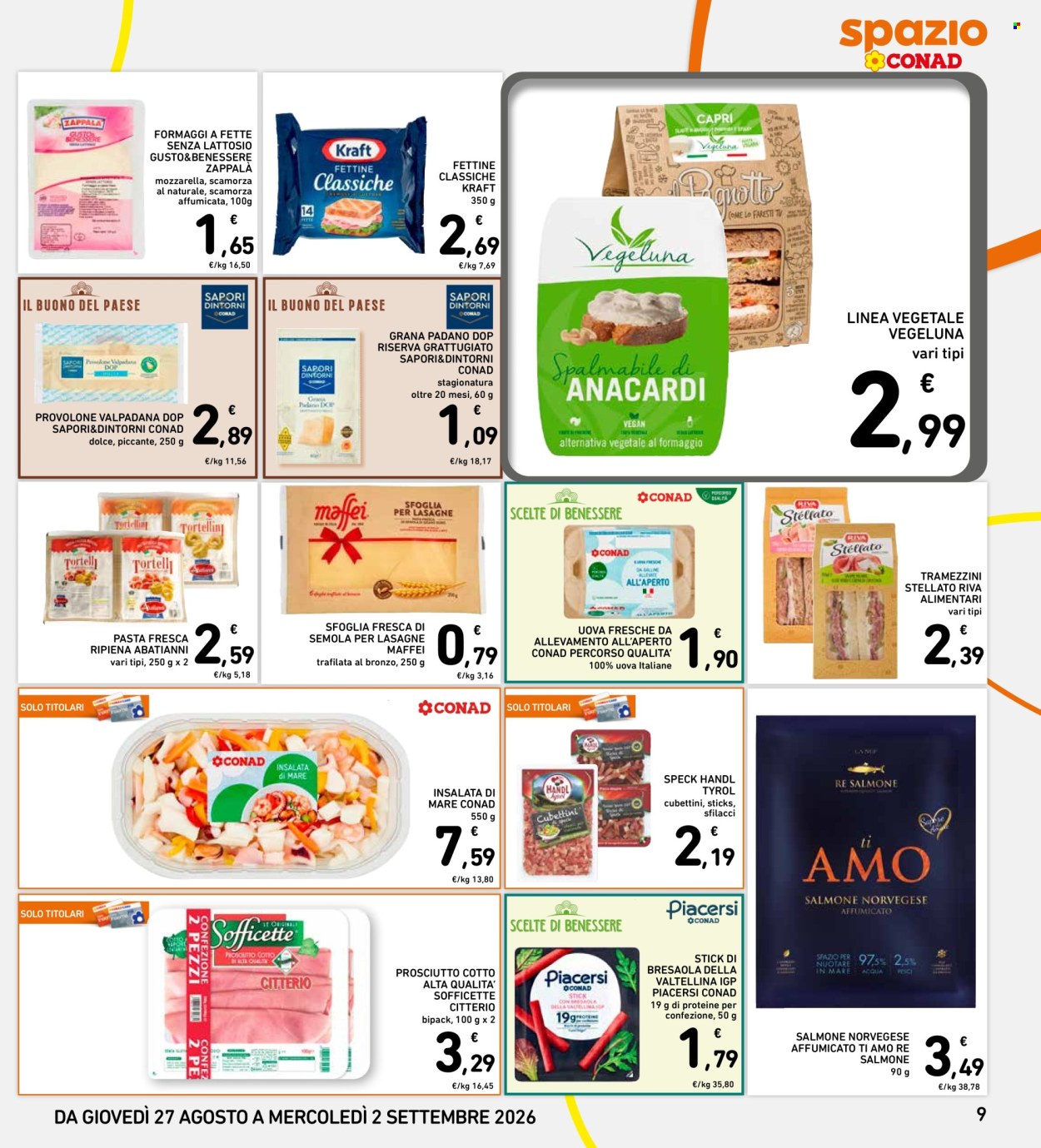 Volantino Spazio Conad - 27/8/2026 - 2/9/2026. Pagina 9