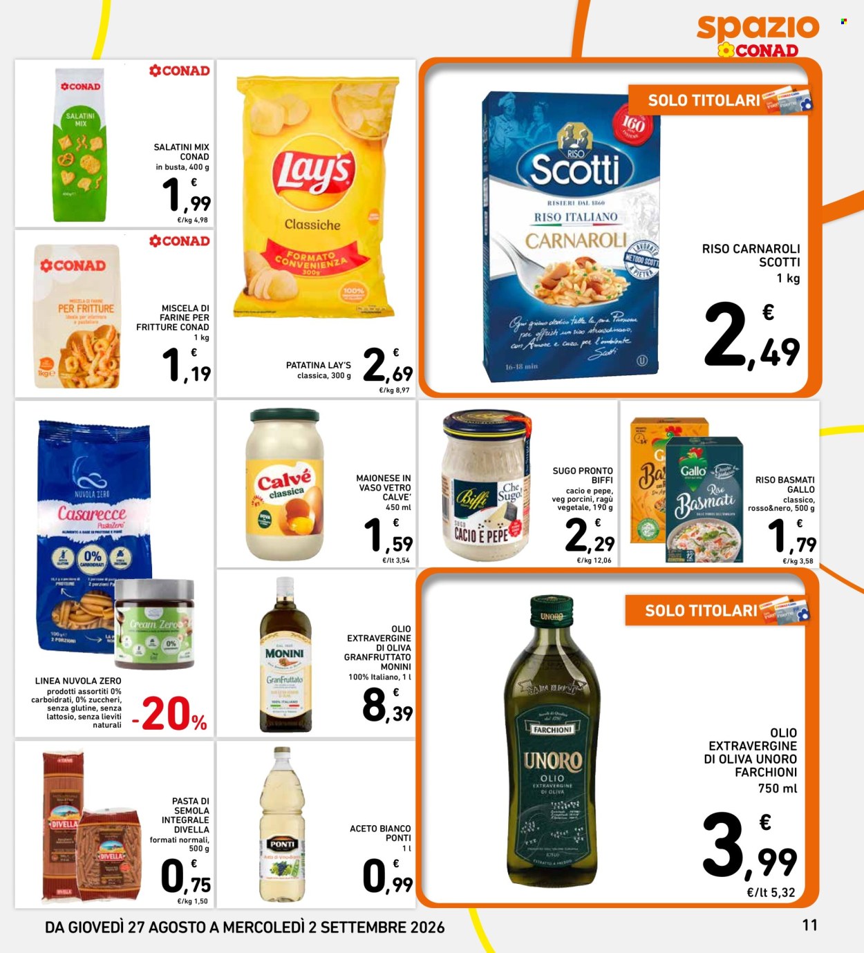 Volantino Spazio Conad - 27/8/2026 - 2/9/2026. Pagina 11