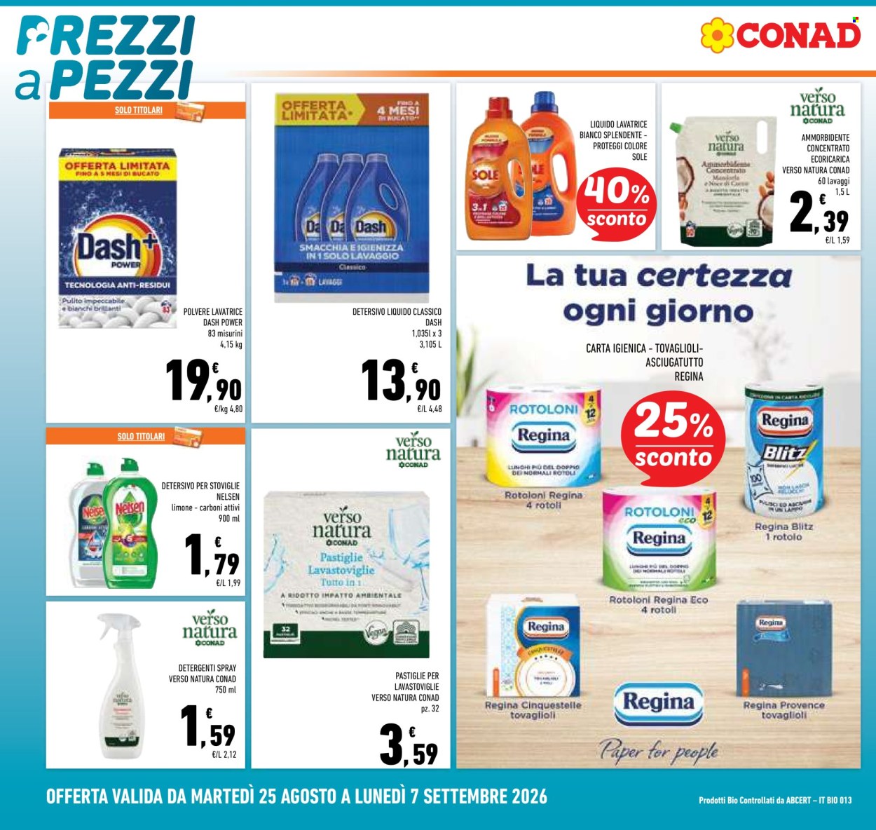 Volantino Conad - 25/8/2026 - 7/9/2026. Pagina 20