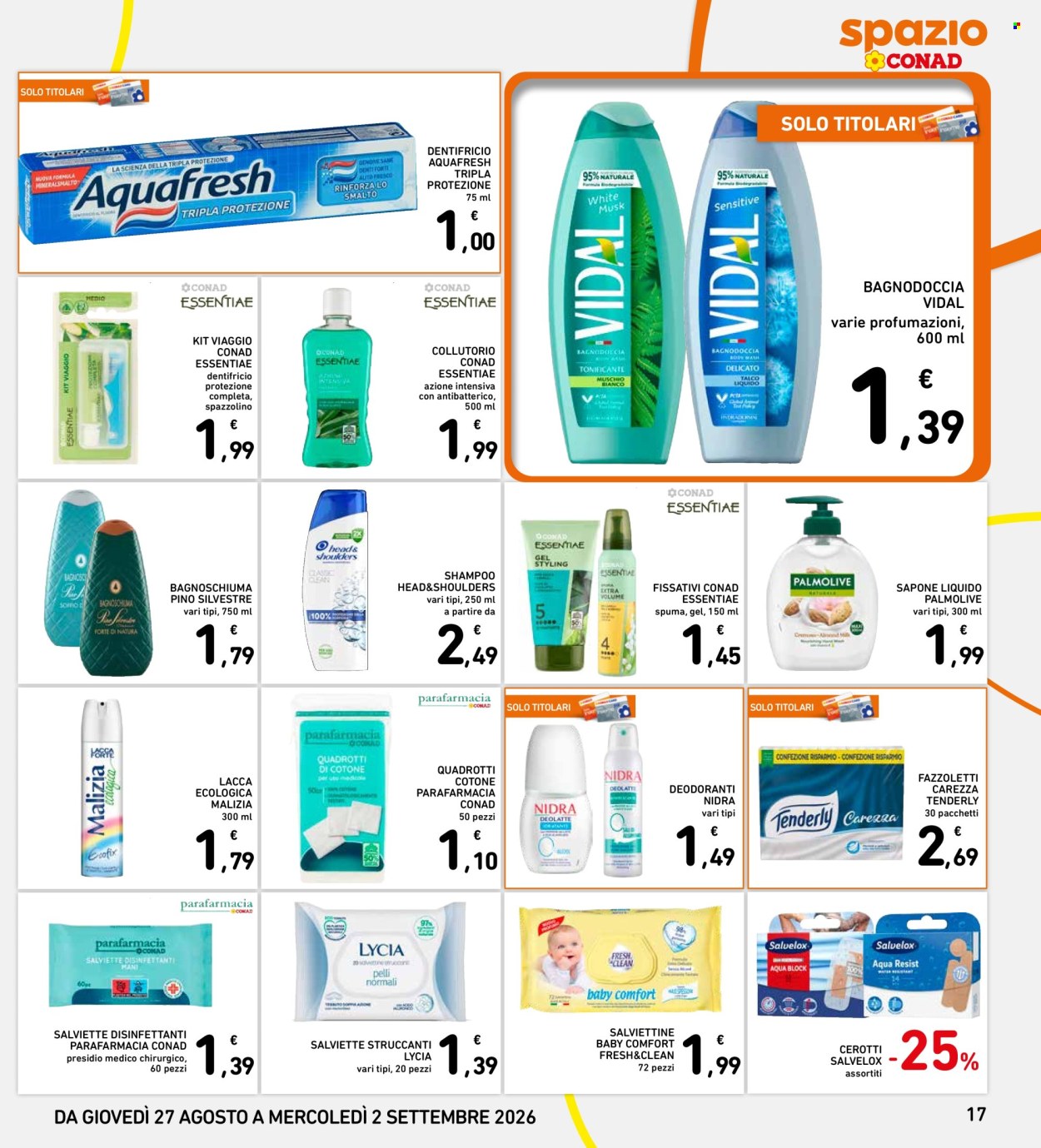 Volantino Spazio Conad - 27/8/2026 - 2/9/2026. Pagina 17