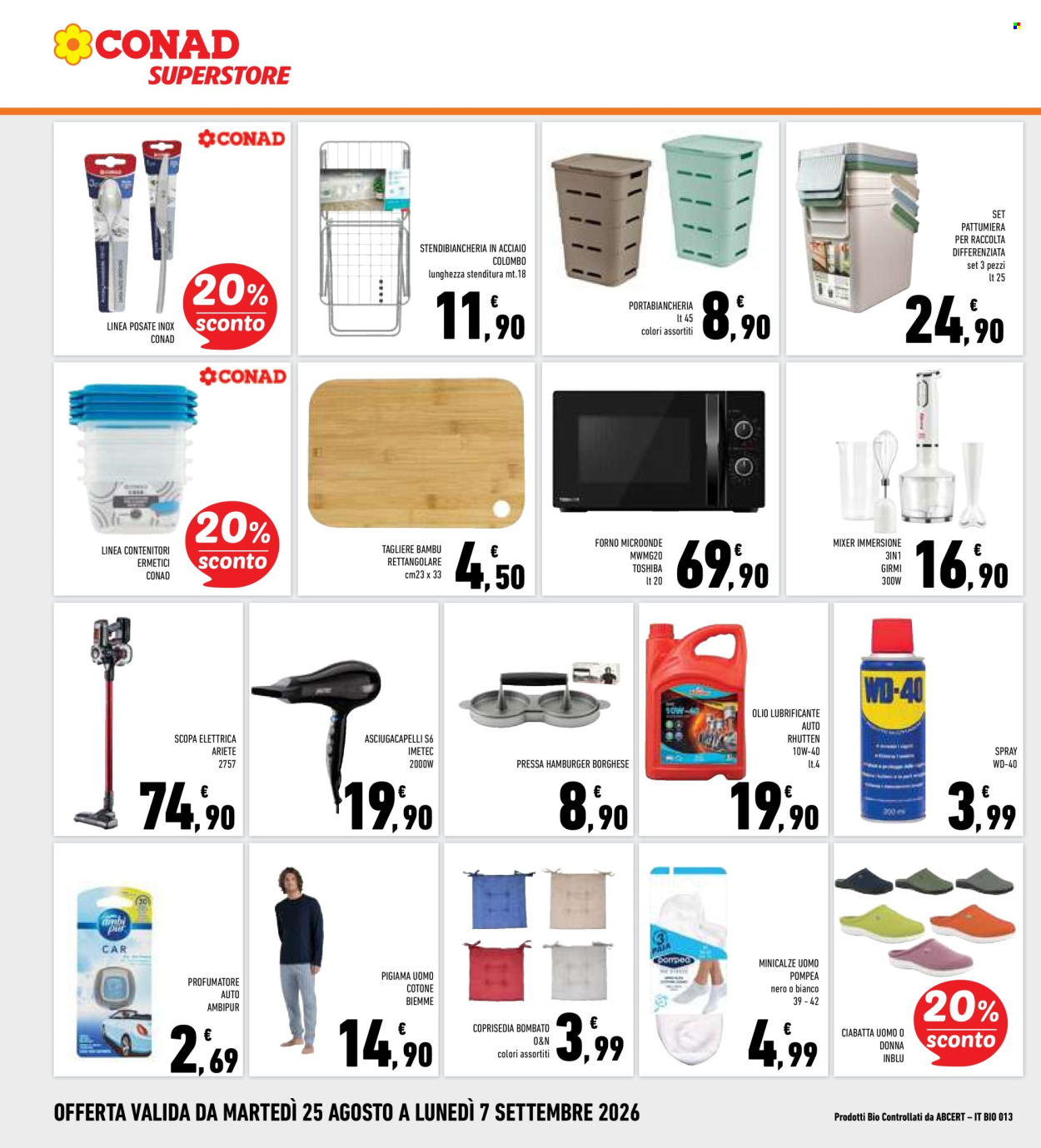 Volantino Conad Superstore - 25/8/2026 - 7/9/2026. Pagina 28
