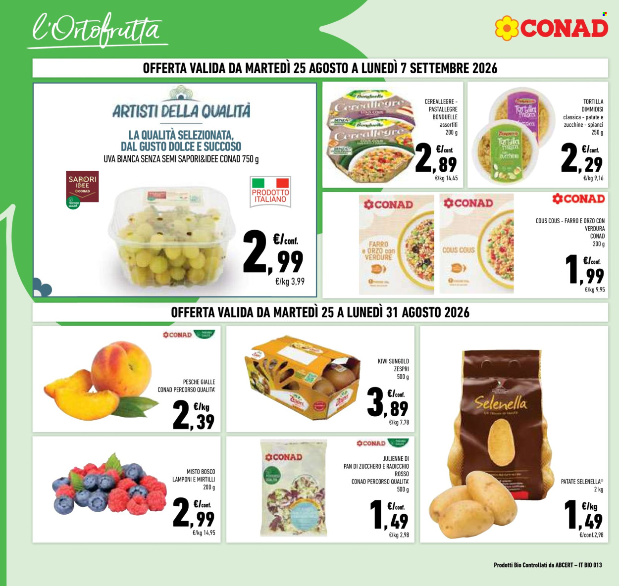 Volantino Conad - 25/8/2026 - 7/9/2026. Pagina 2