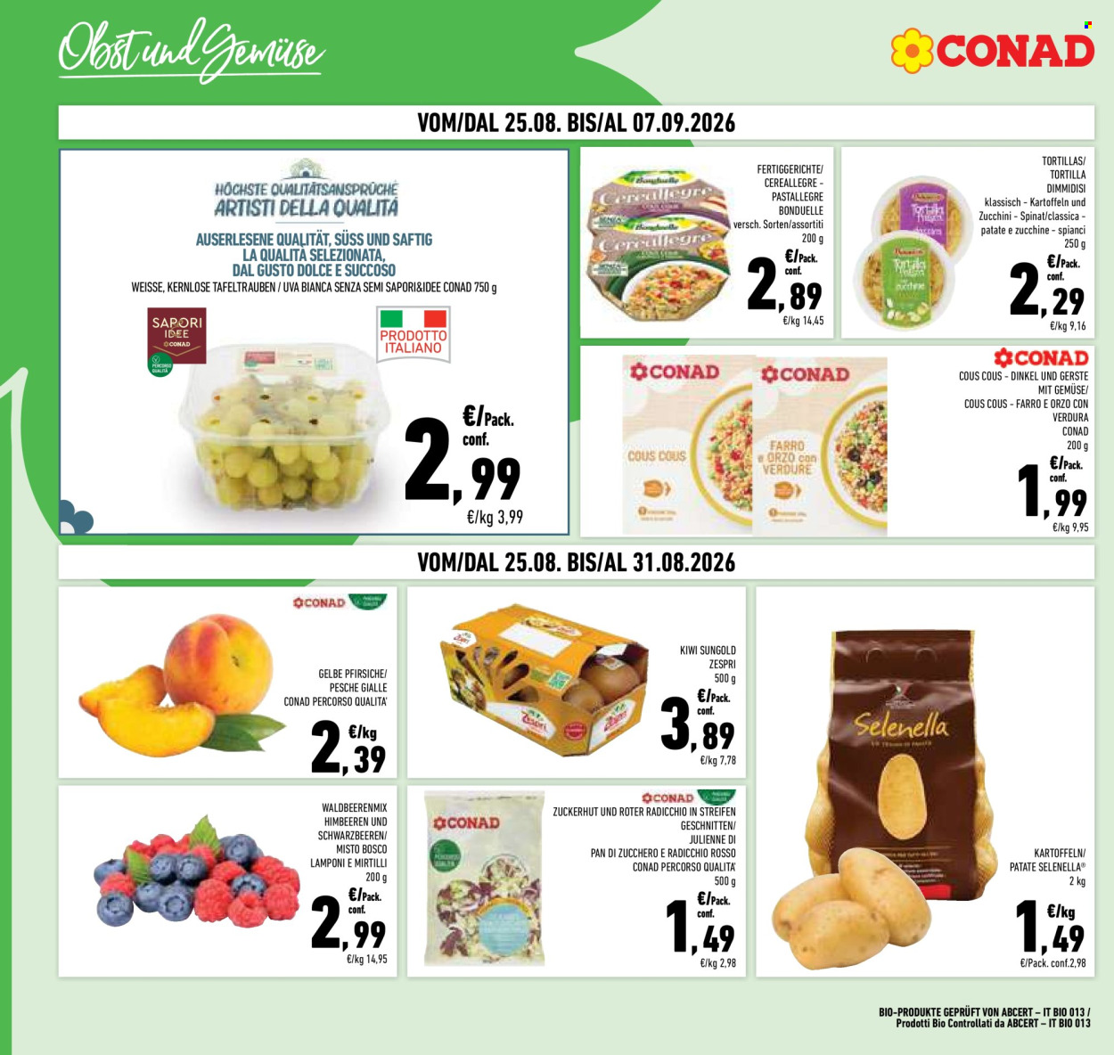 Volantino Conad - 25/8/2026 - 7/9/2026. Pagina 2