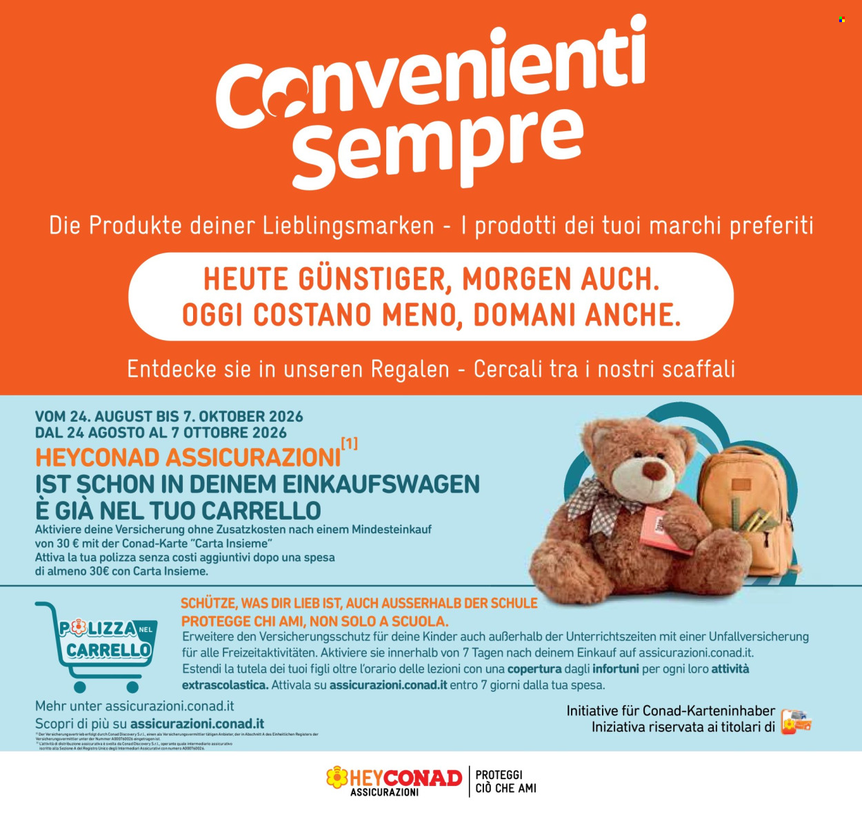 Volantino Conad - 25/8/2026 - 7/9/2026. Pagina 5
