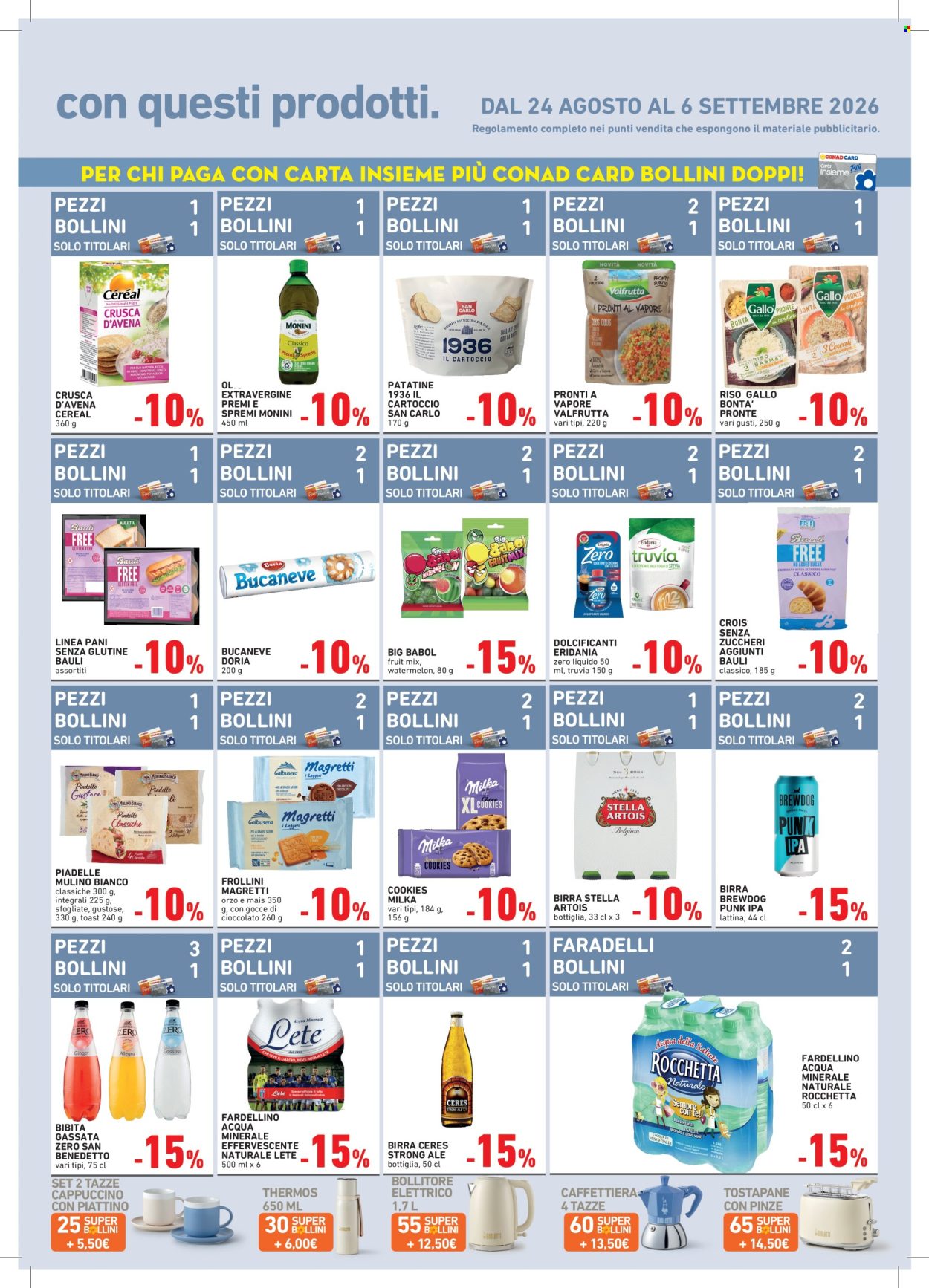 Volantino Conad - 24/8/2026 - 6/9/2026. Pagina 3