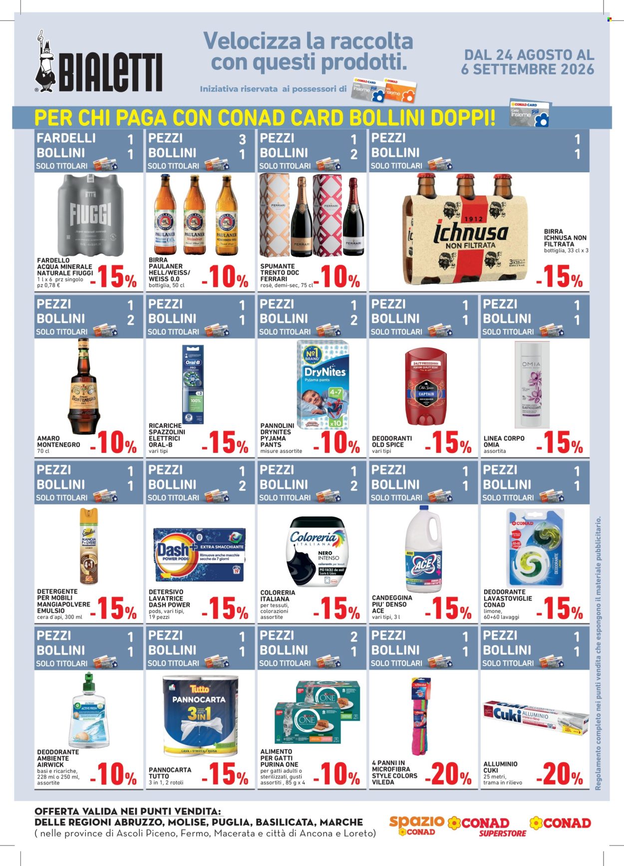 Volantino Conad - 24/8/2026 - 6/9/2026. Pagina 4