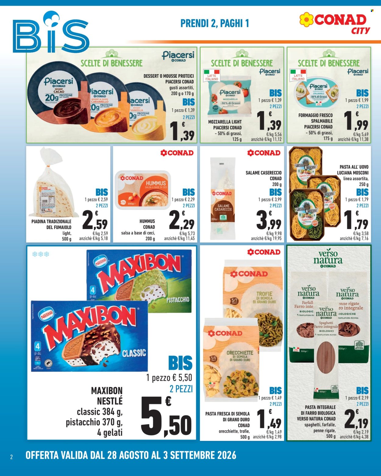 Volantino Conad - 28/8/2026 - 3/9/2026. Pagina 2