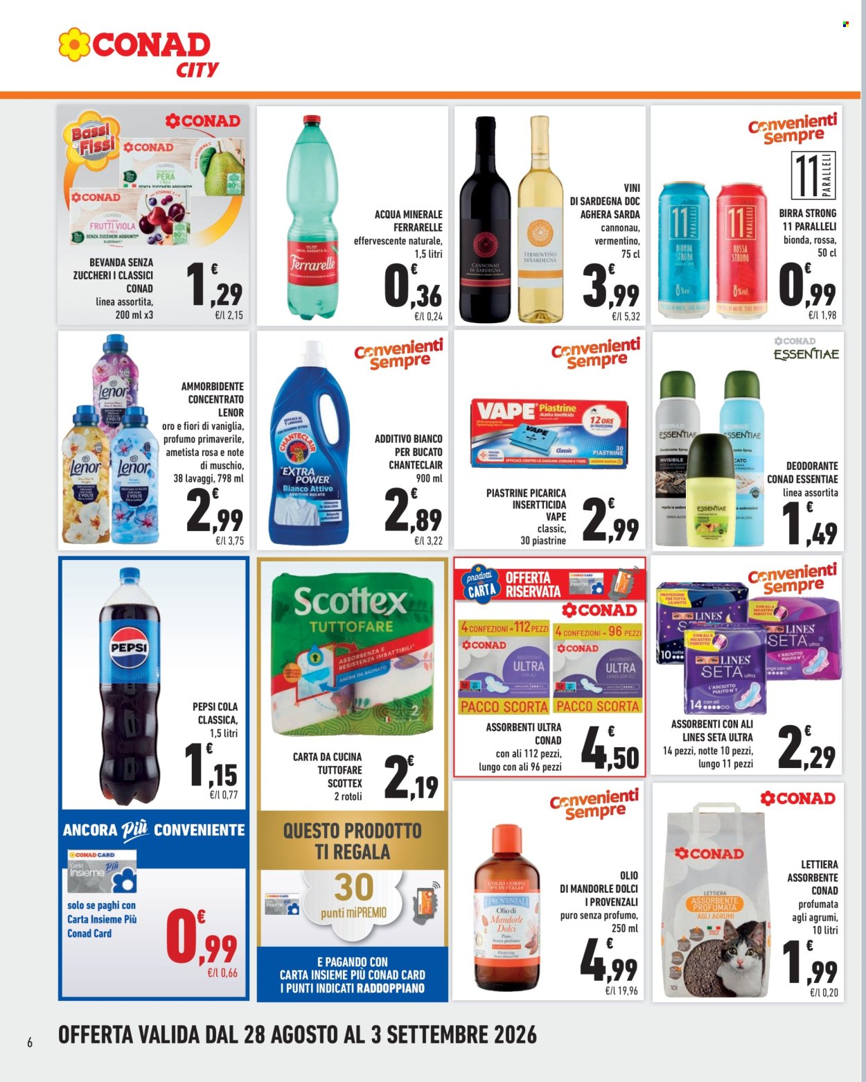 Volantino Conad - 28/8/2026 - 3/9/2026. Pagina 6