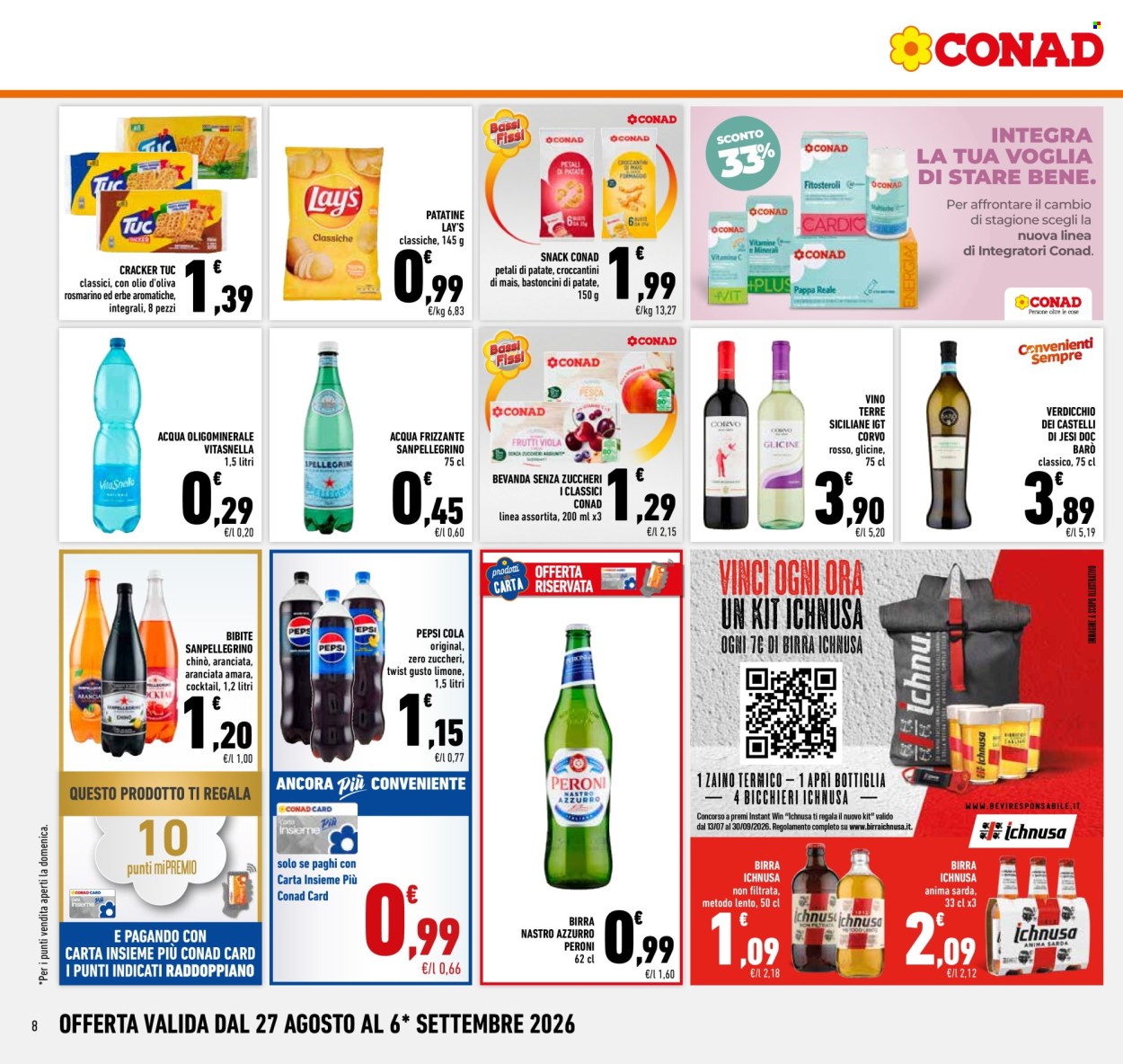 Volantino Conad - 27/8/2026 - 6/9/2026. Pagina 8