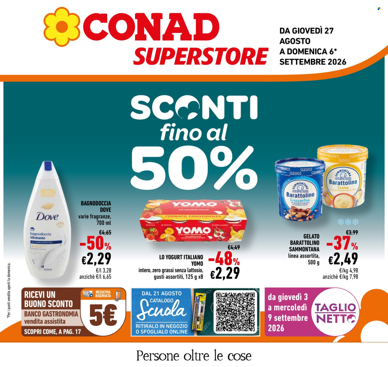 Volantino Conad Superstore - 27/8/2026 - 6/9/2026. Pagina 1