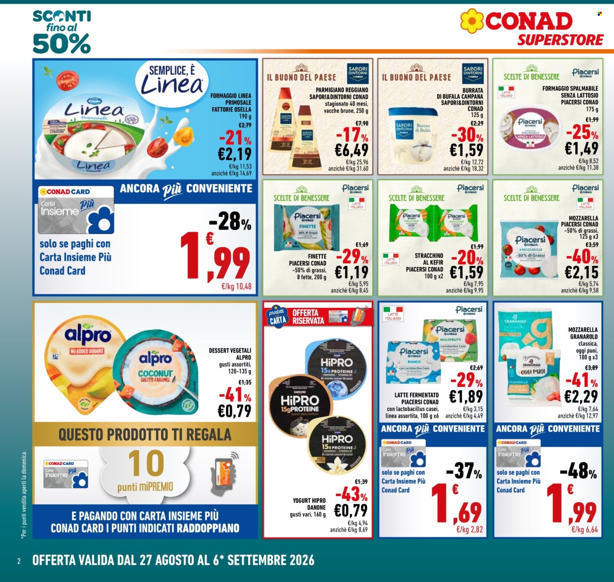 Volantino Conad Superstore - 27/8/2026 - 6/9/2026. Pagina 2