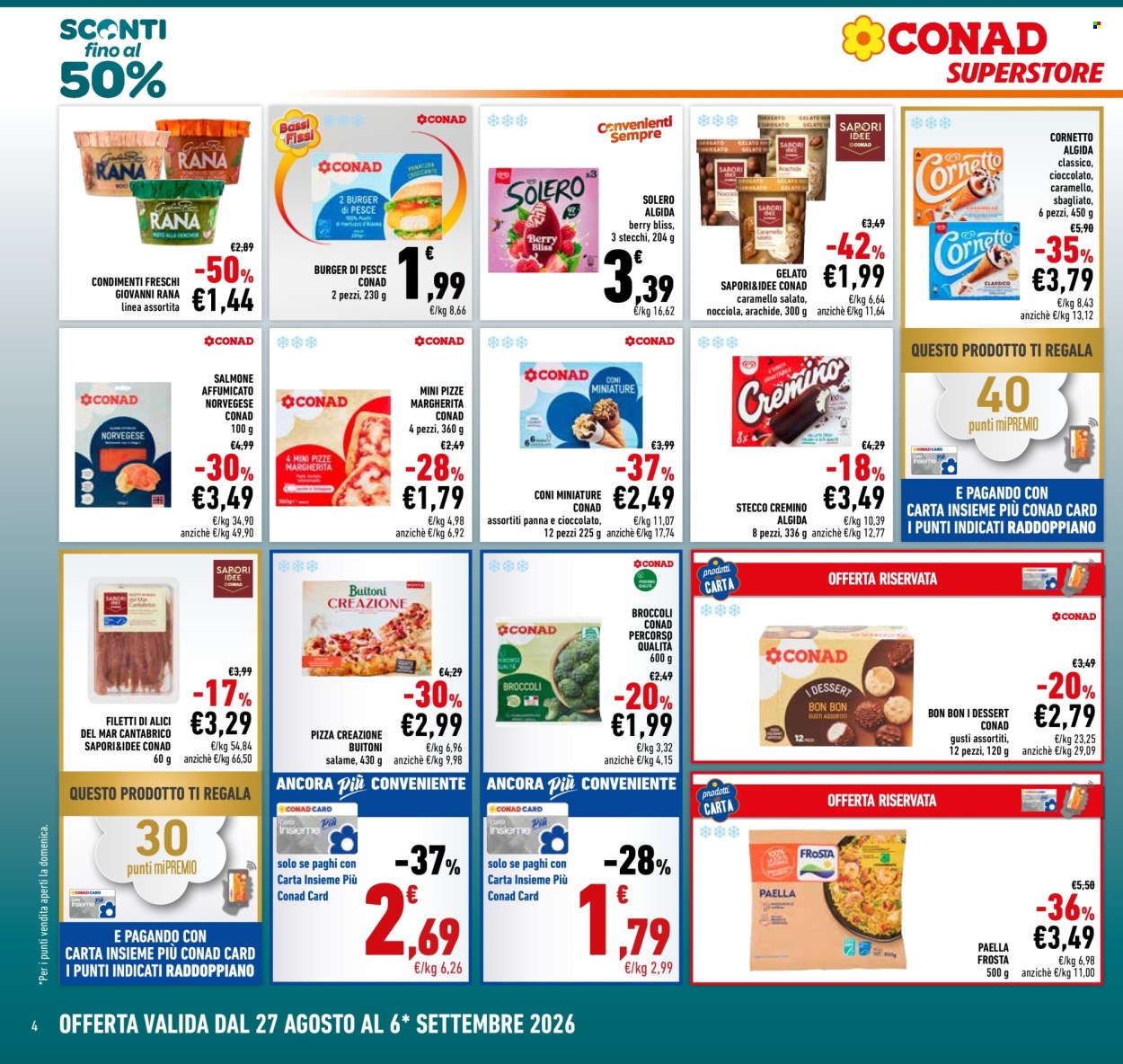 Volantino Conad Superstore - 27/8/2026 - 6/9/2026. Pagina 4
