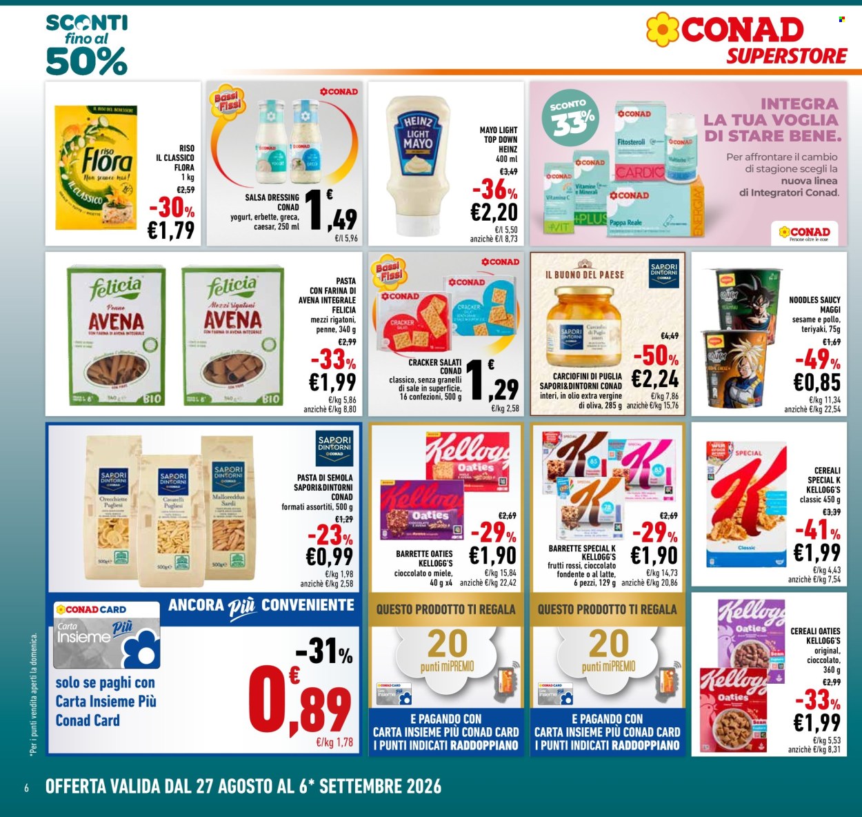 Volantino Conad Superstore - 27/8/2026 - 6/9/2026. Pagina 6