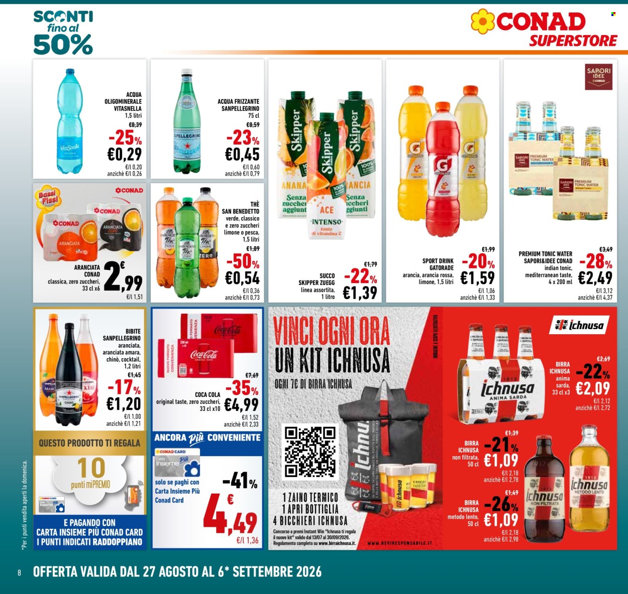 Volantino Conad Superstore - 27/8/2026 - 6/9/2026. Pagina 8