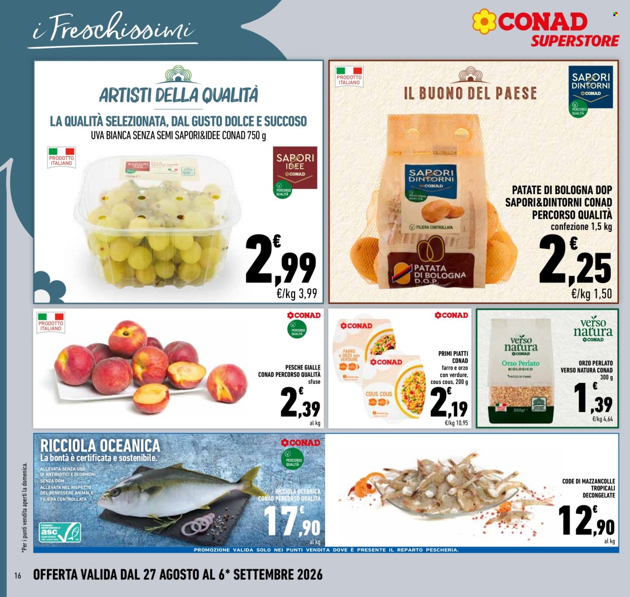 Volantino Conad Superstore - 27/8/2026 - 6/9/2026. Pagina 16