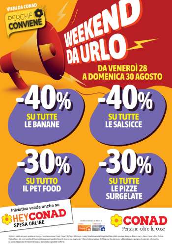 Volantino Conad - 28/8/2026 - 30/8/2026.