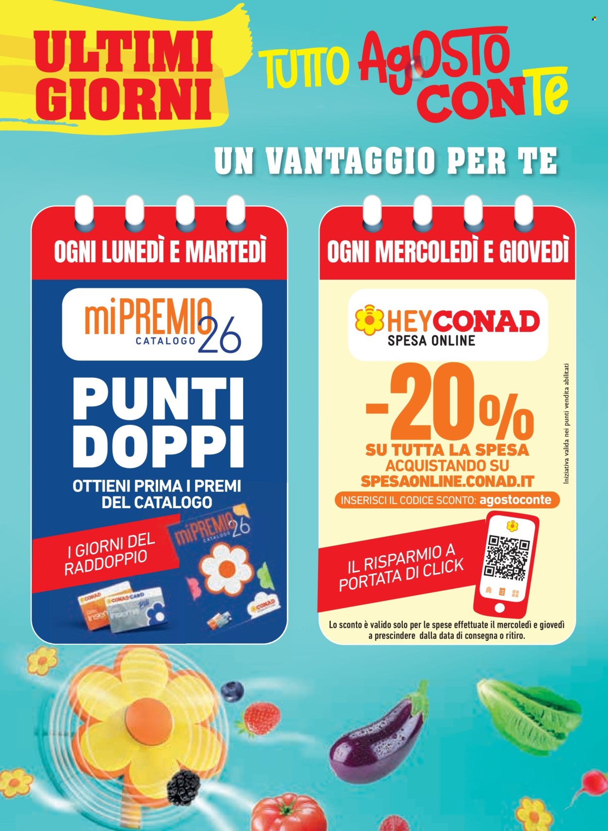 Volantino Margherita Conad - 26/8/2026 - 8/9/2026. Pagina 2
