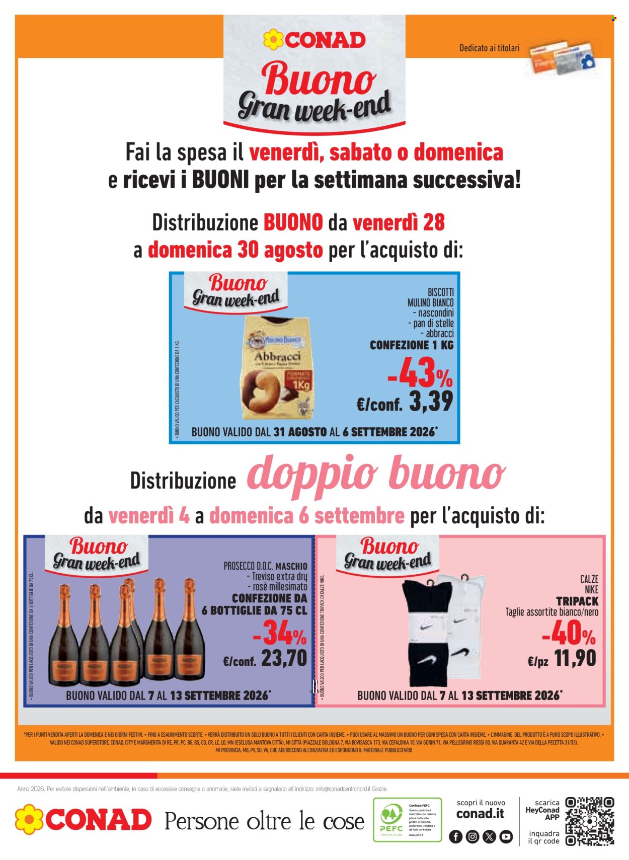 Volantino Margherita Conad - 26/8/2026 - 8/9/2026. Pagina 20