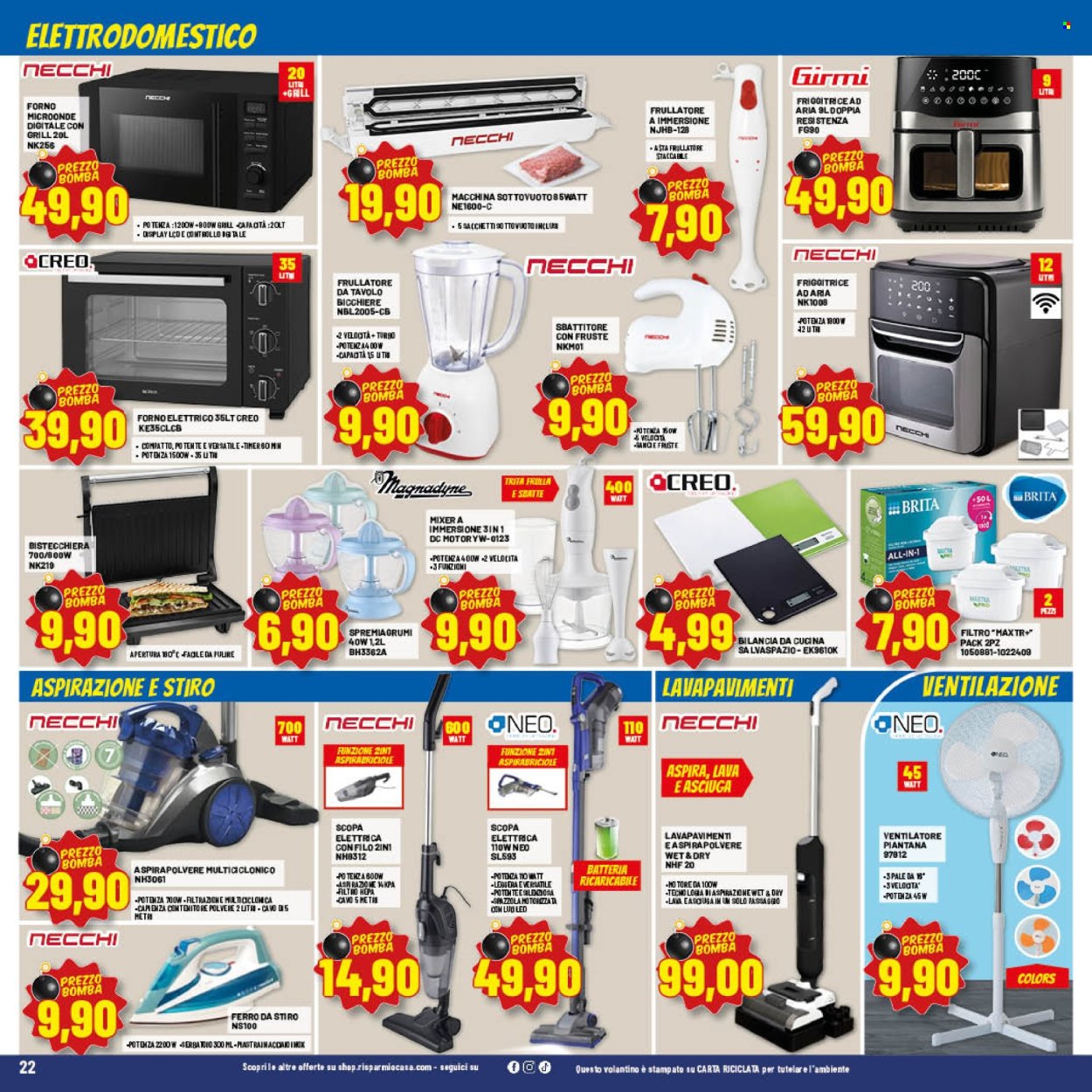 Volantino Risparmio Casa - 27/8/2026 - 13/9/2026. Pagina 22