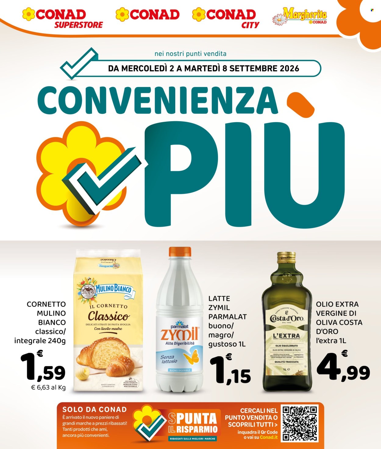Volantino Conad - 2/9/2026 - 8/9/2026. Pagina 1