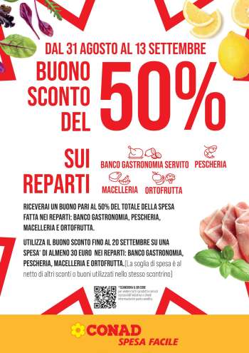Volantino Spesa Facile Conad - 31/8/2026 - 20/9/2026.