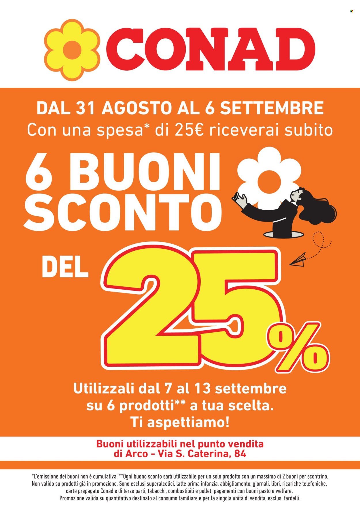Volantino Conad - 31/8/2026 - 6/9/2026. Pagina 1