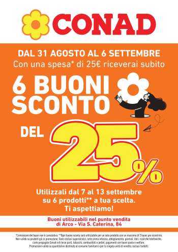 Volantino Conad - 31/8/2026 - 6/9/2026.
