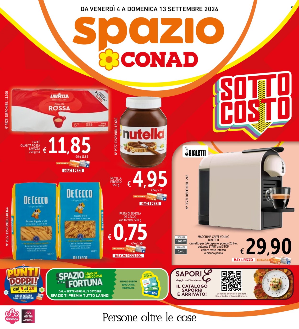 Volantino Conad - 4/9/2026 - 13/9/2026. Pagina 1