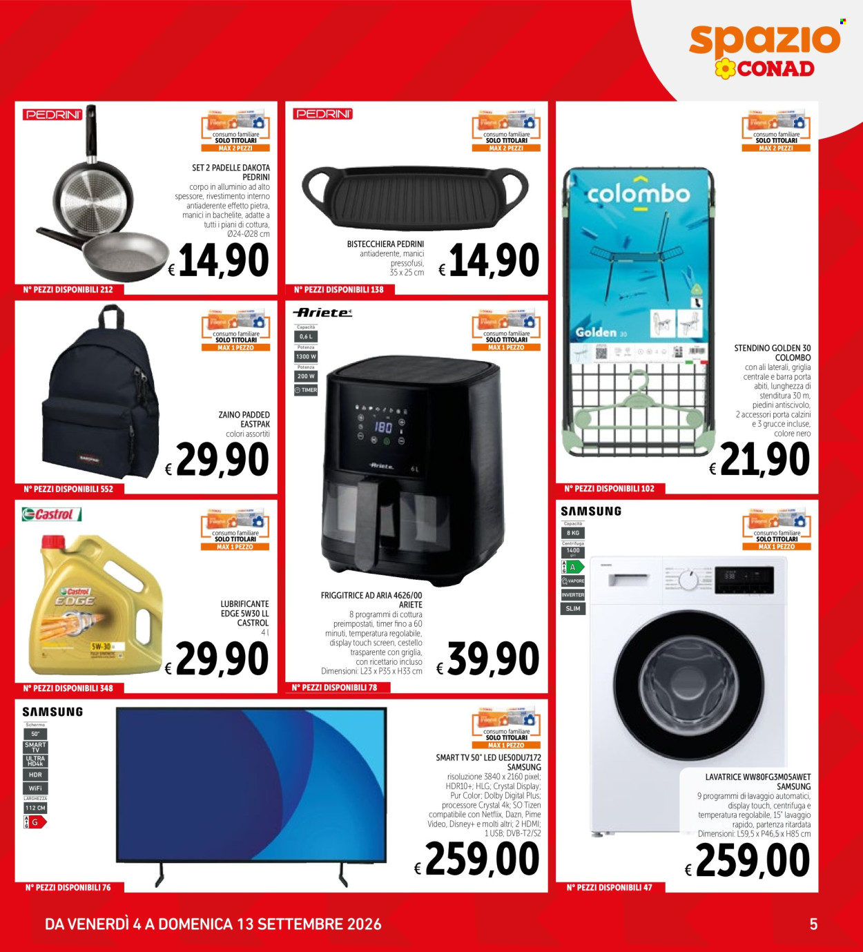 Volantino Conad - 4/9/2026 - 13/9/2026. Pagina 5