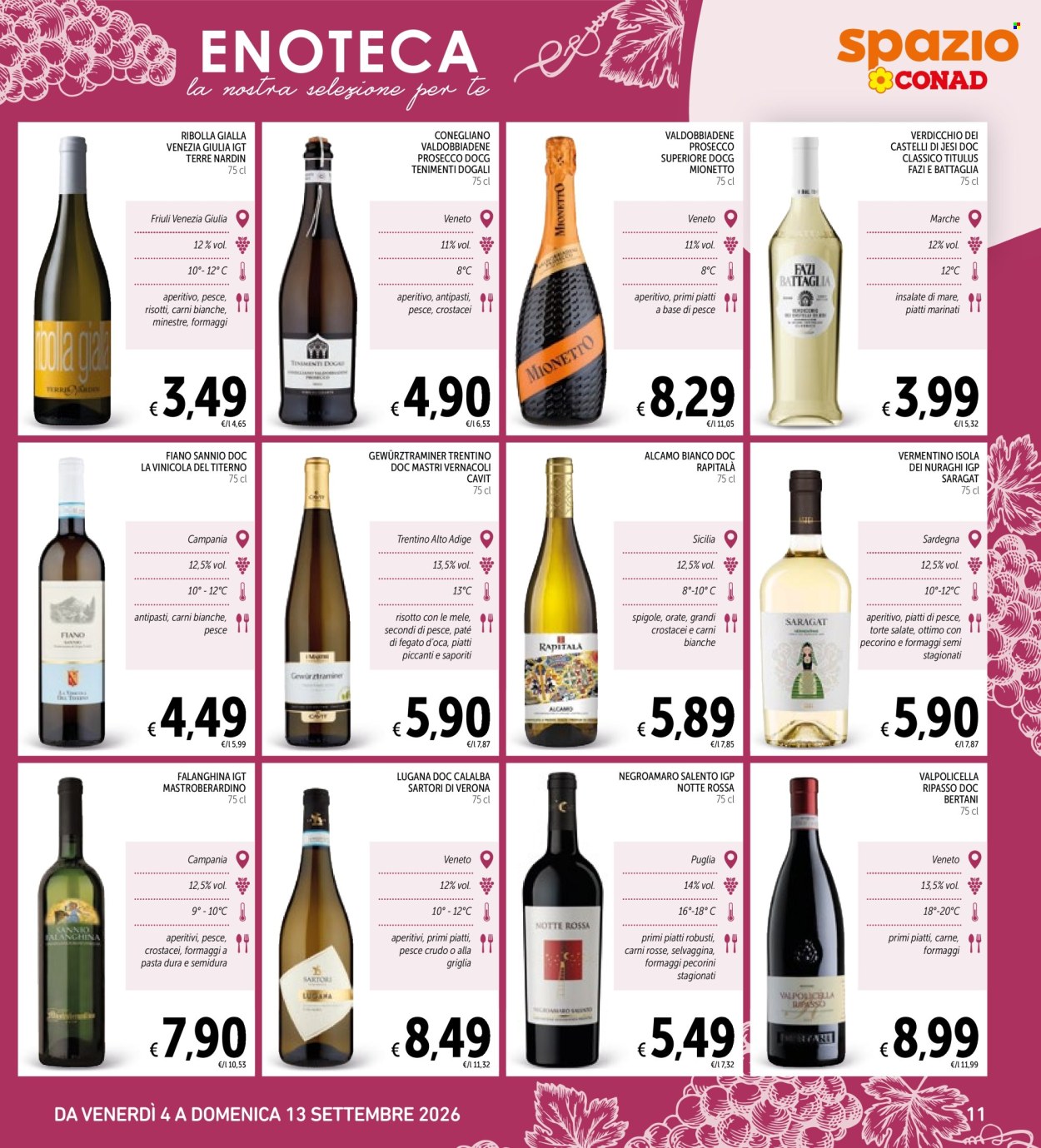 Volantino Conad - 4/9/2026 - 13/9/2026. Pagina 11