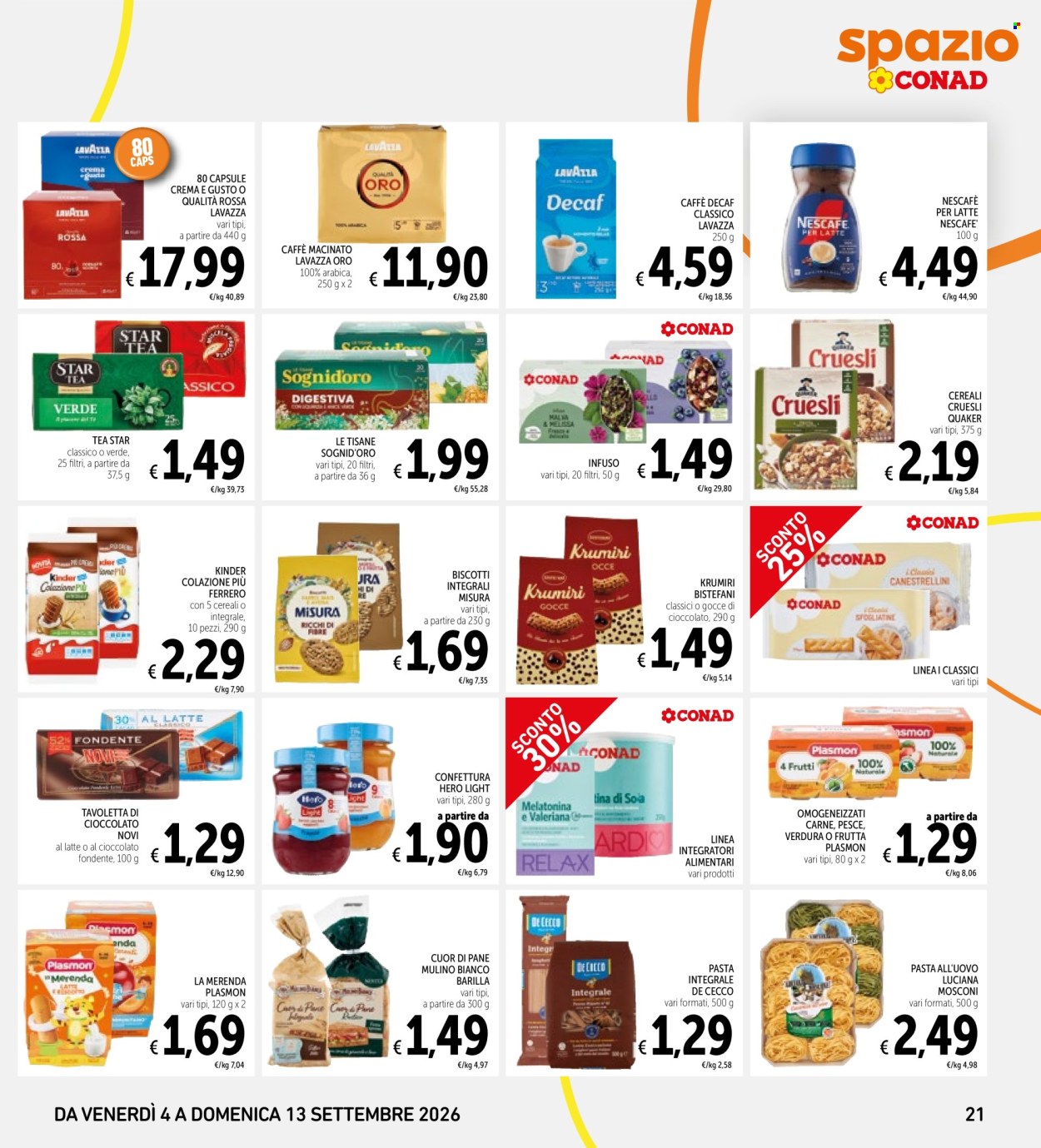 Volantino Conad - 4/9/2026 - 13/9/2026. Pagina 21