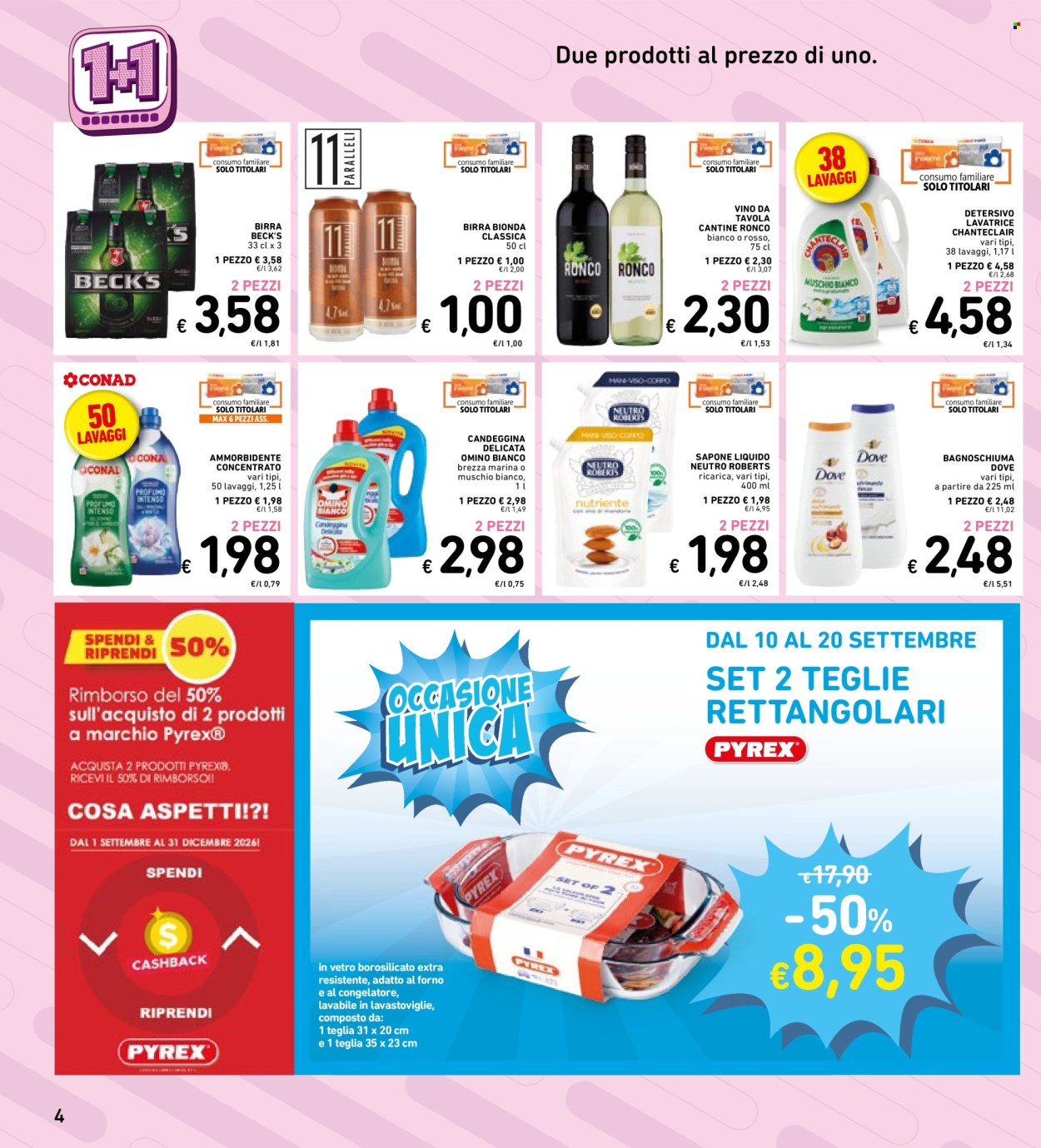 Volantino Conad - 11/9/2026 - 17/9/2026. Pagina 4