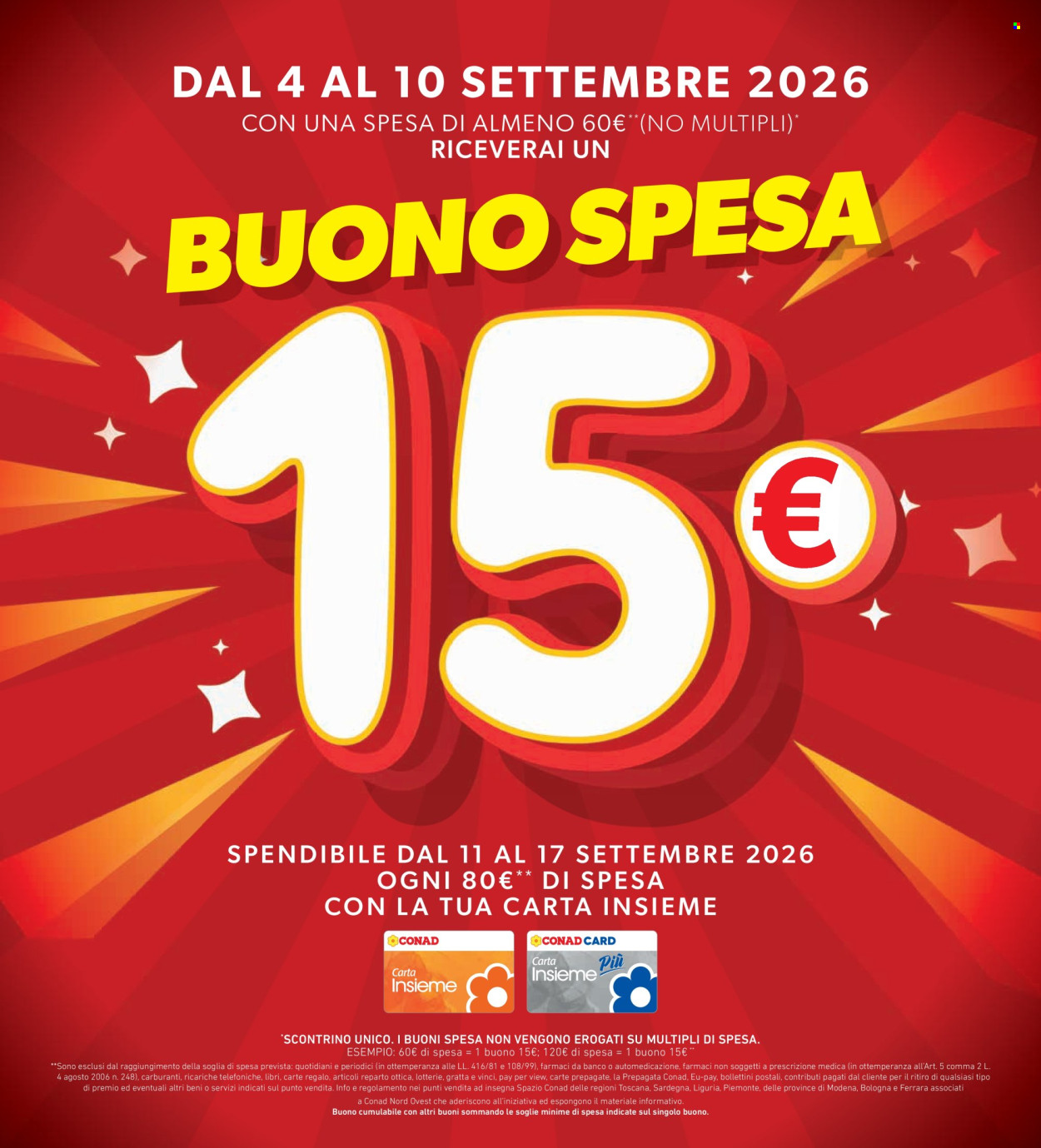 Volantino Spazio Conad - 4/9/2026 - 13/9/2026. Pagina 2