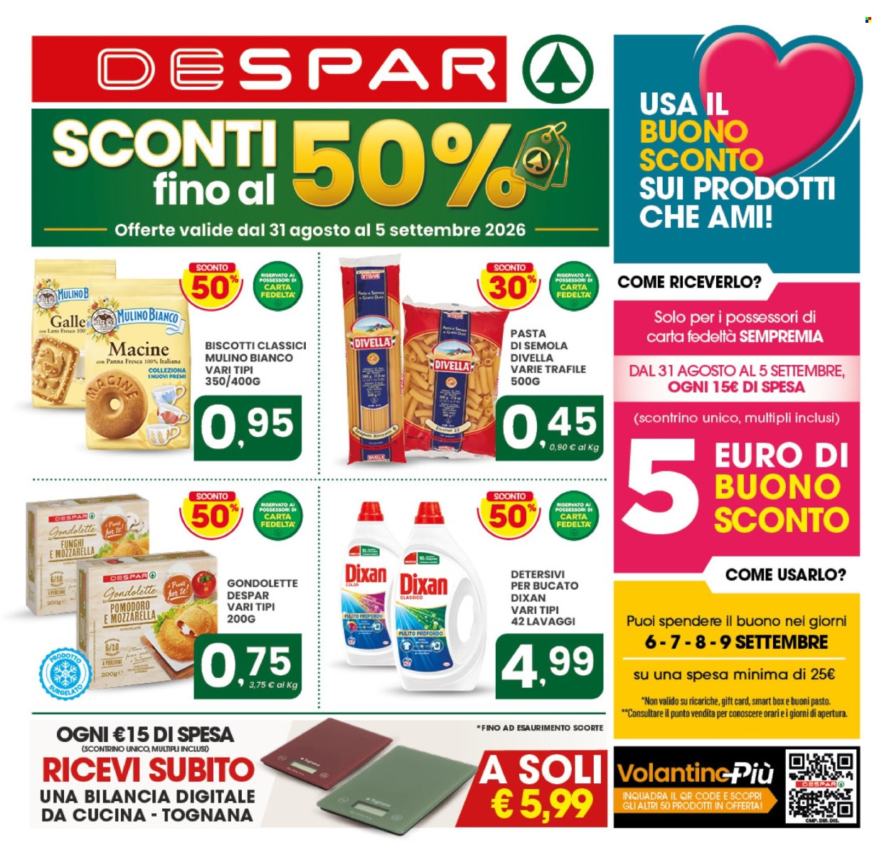 Volantino Despar - 31/8/2026 - 5/9/2026. Pagina 1