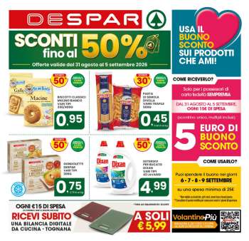 Volantino Despar - 31/8/2026 - 5/9/2026.